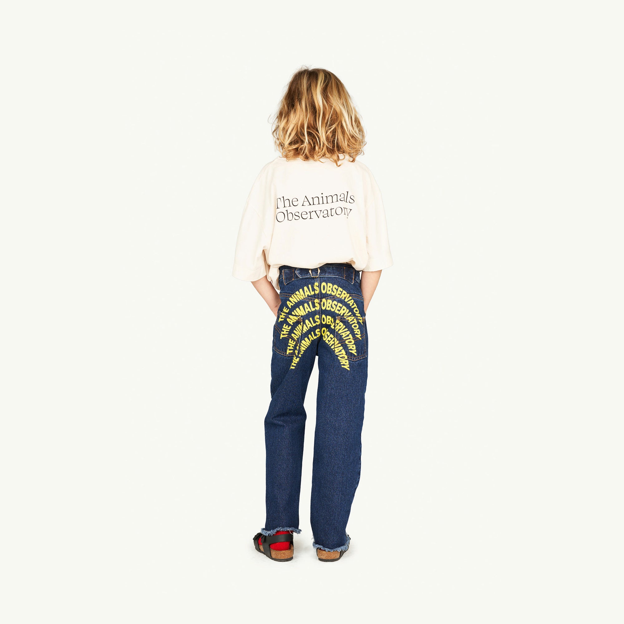 Boys & Girls White Logo Cotton T-Shirt