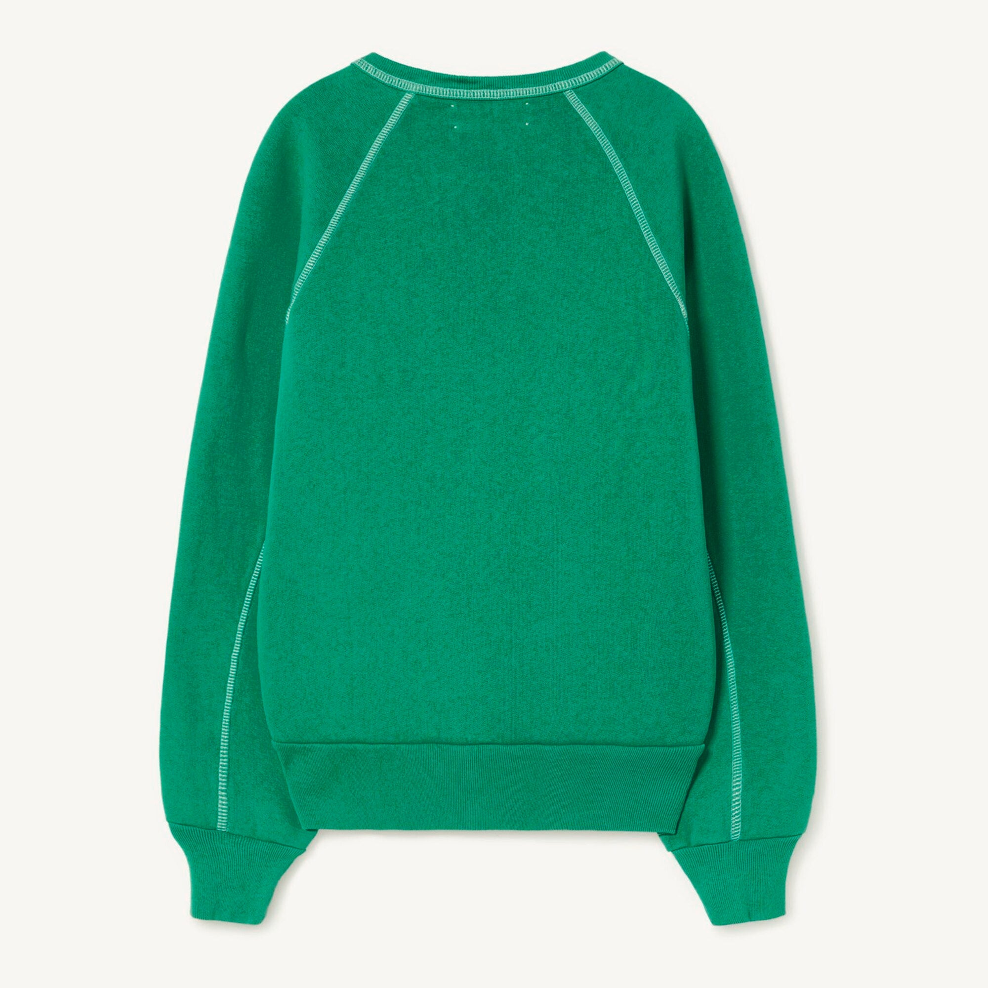 Boys & Girls Green Printed Cotton Sweatshirt