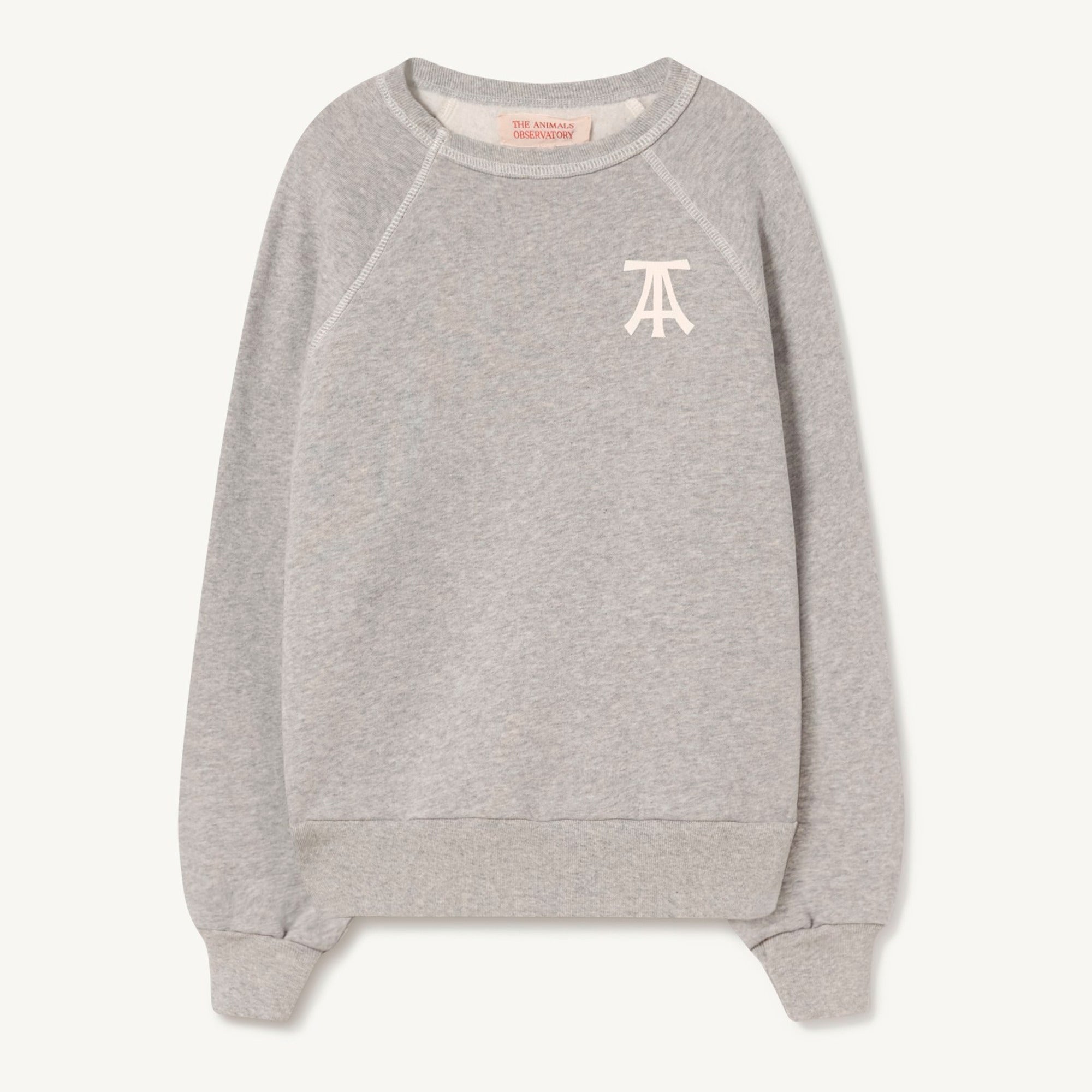 Boys & Girls Grey Logo Cotton Sweatshirt