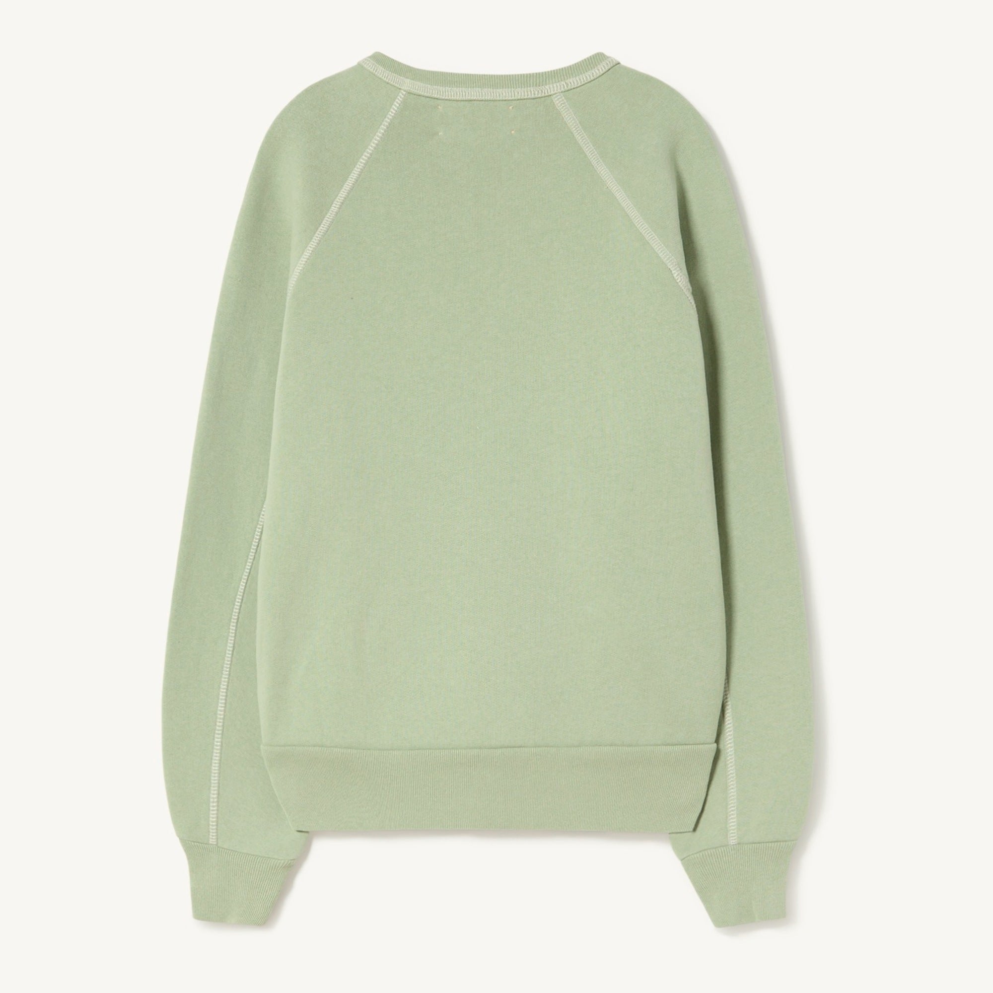 Boys & Girls Light Green Printed Cotton Sweatshirt
