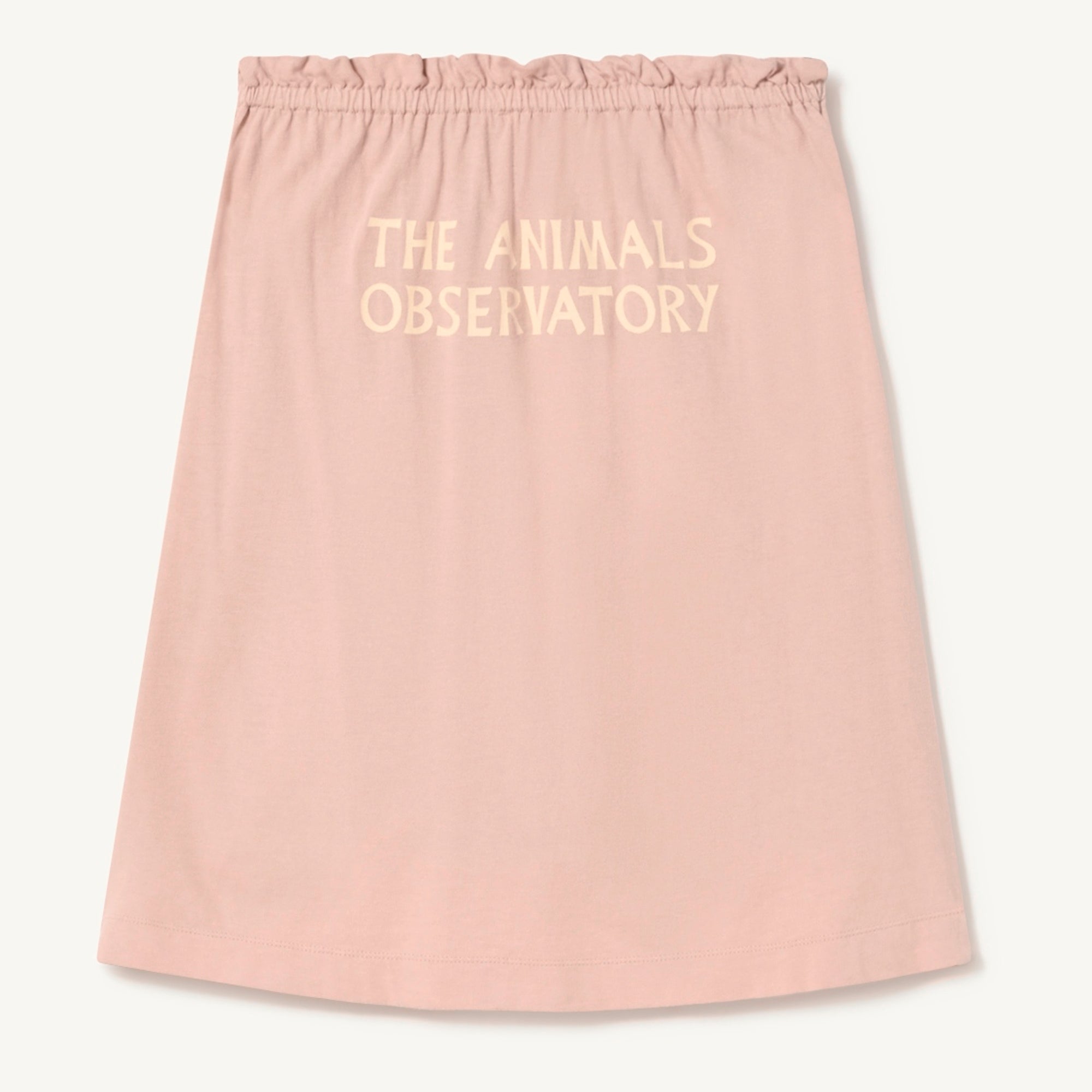 Girls Pink Logo Cotton Skirt