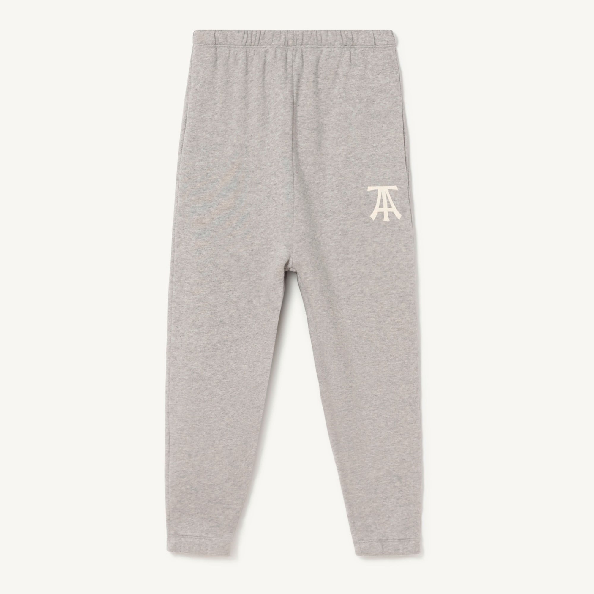 Boys & Girls Grey Logo Cotton Trousers