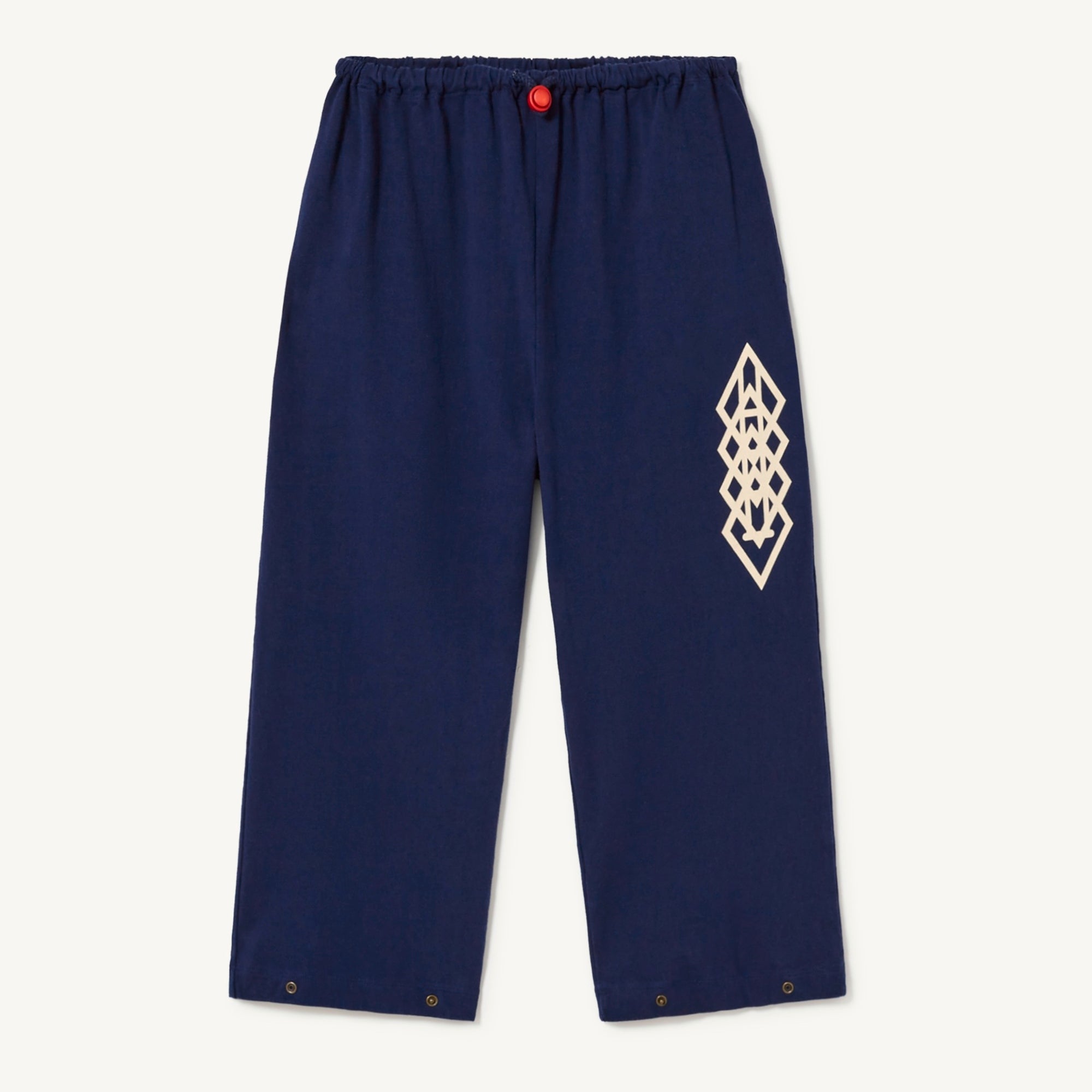 Boys & Girls Blue Logo Cotton Trousers