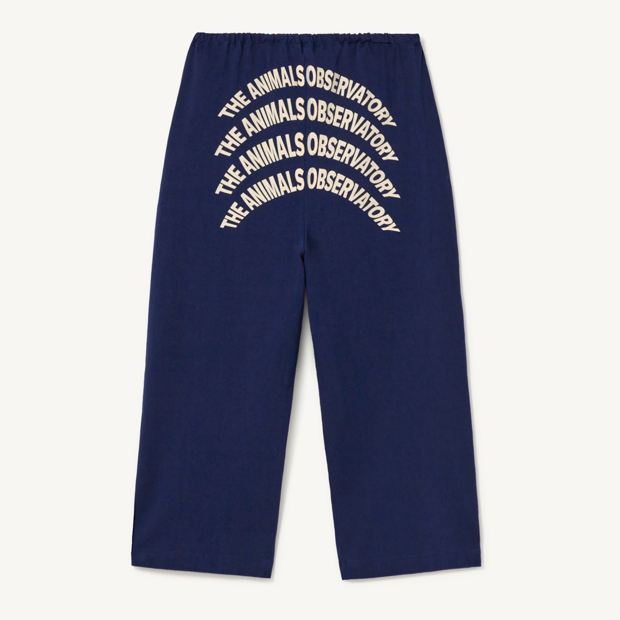 Boys & Girls Blue Logo Cotton Trousers