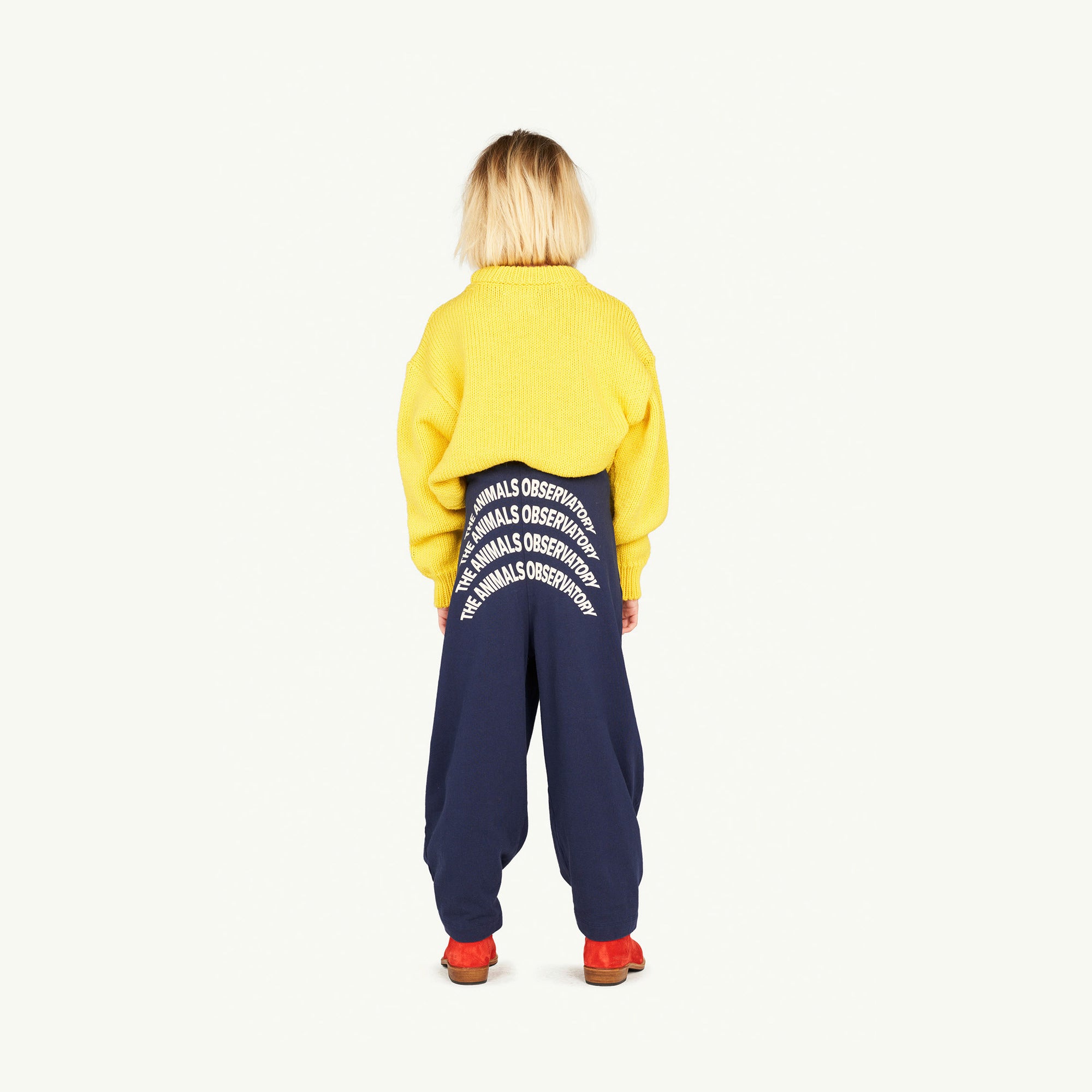 Boys & Girls Blue Logo Cotton Trousers