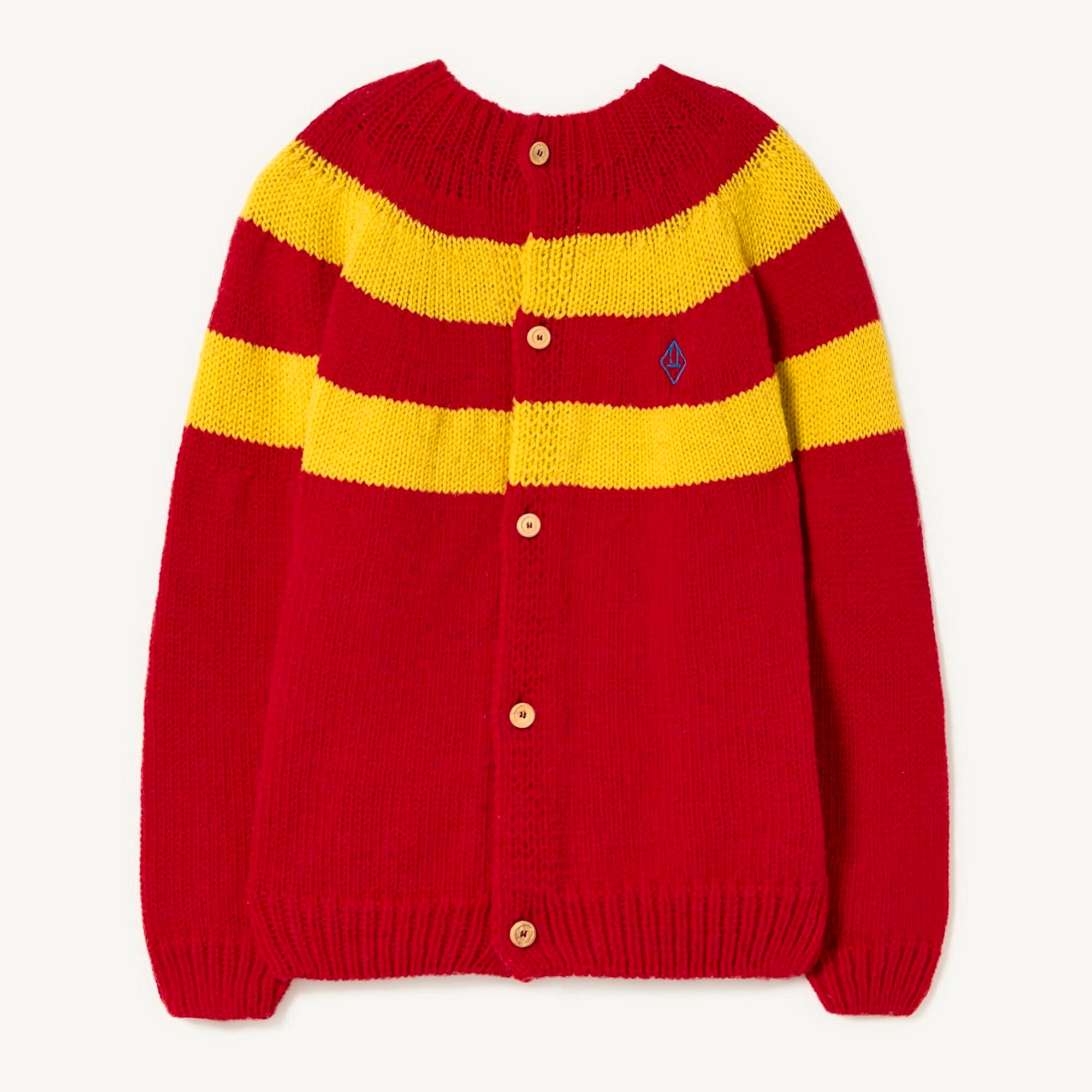 Boys & Girls Red Wool Cardigan