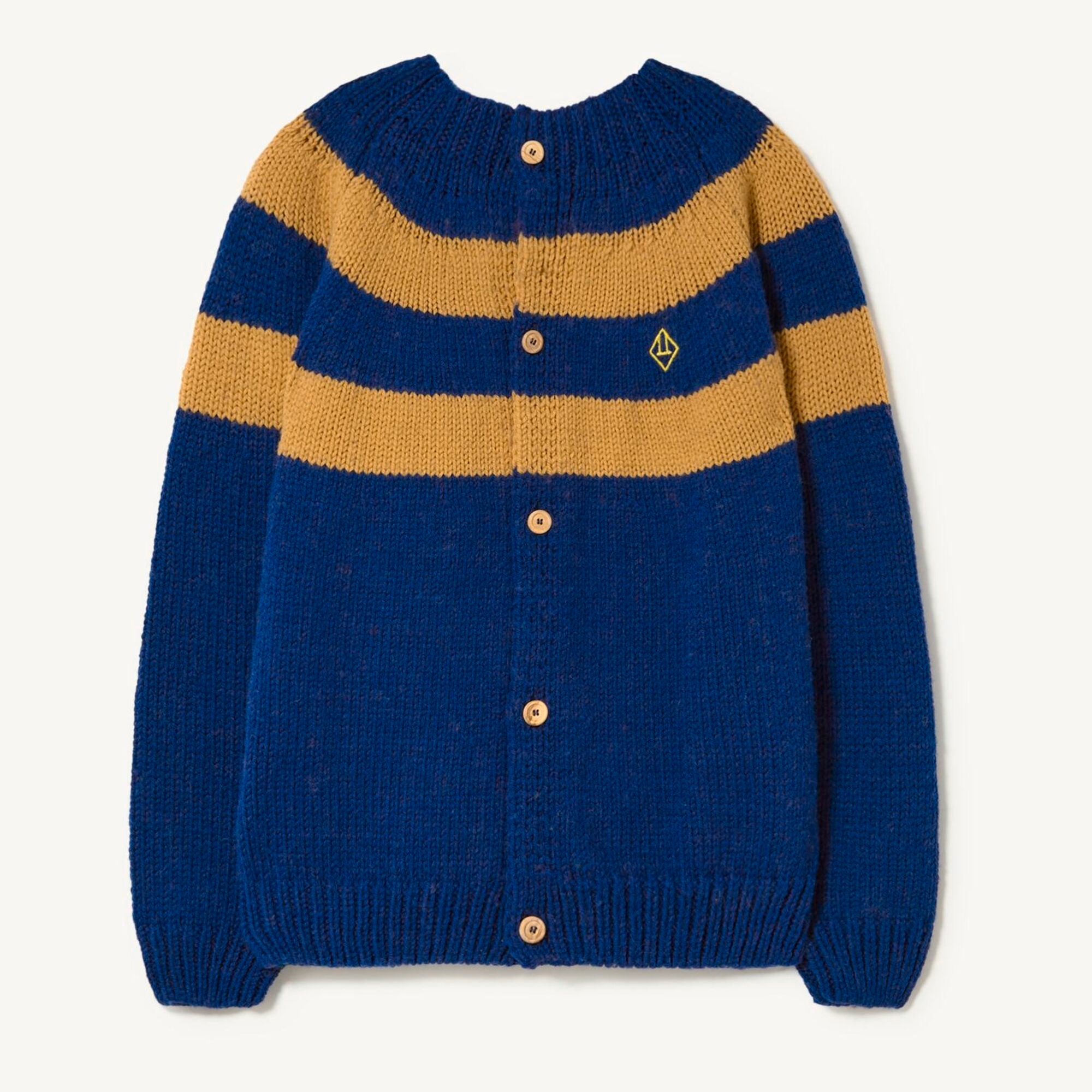 Boys & Girls Navy Wool Cardigan