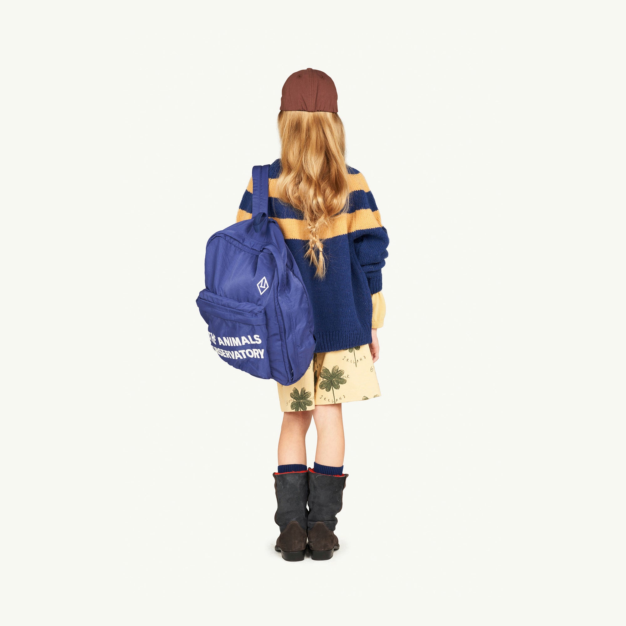 Boys & Girls Navy Wool Cardigan
