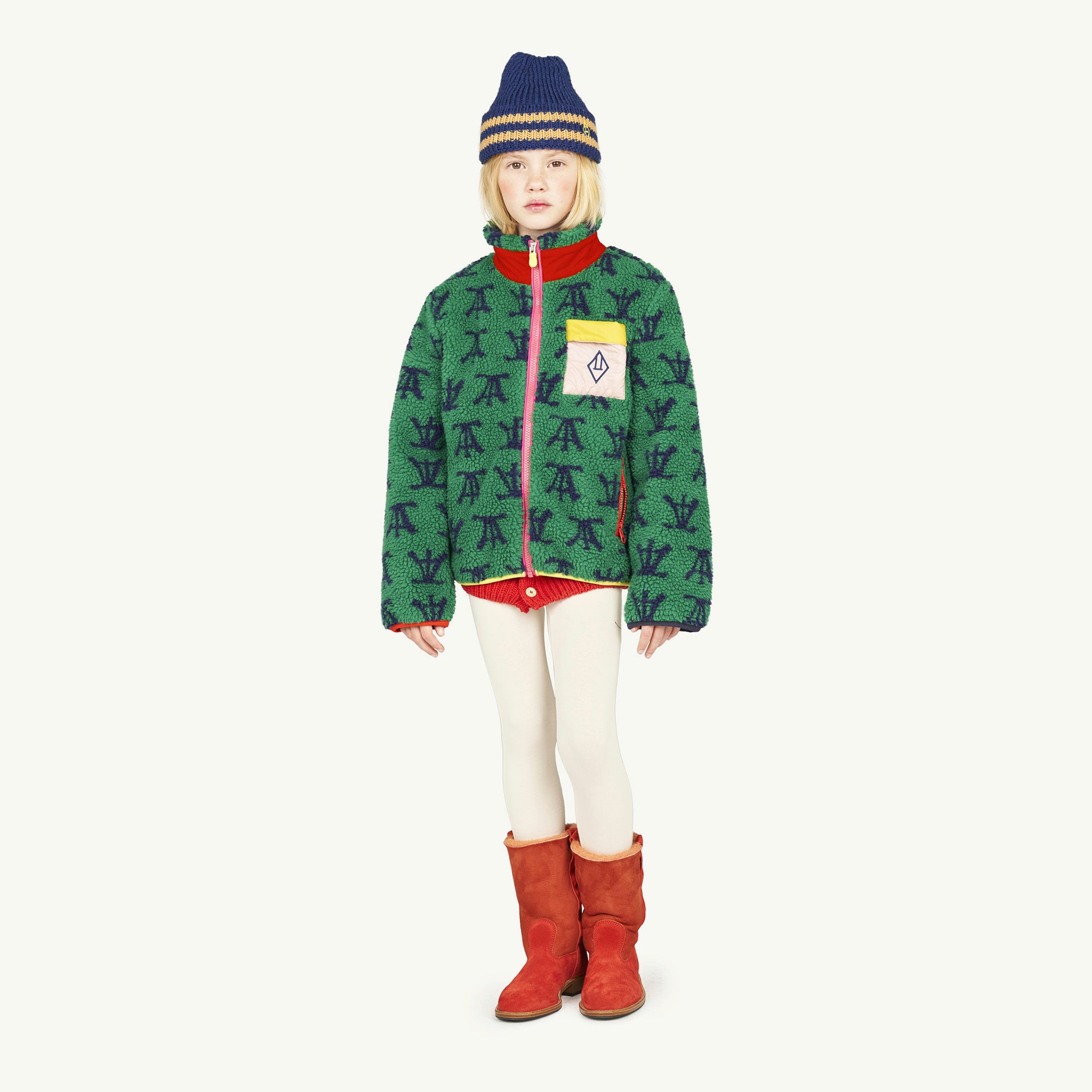 Boys & Girls Navy Wool Hat