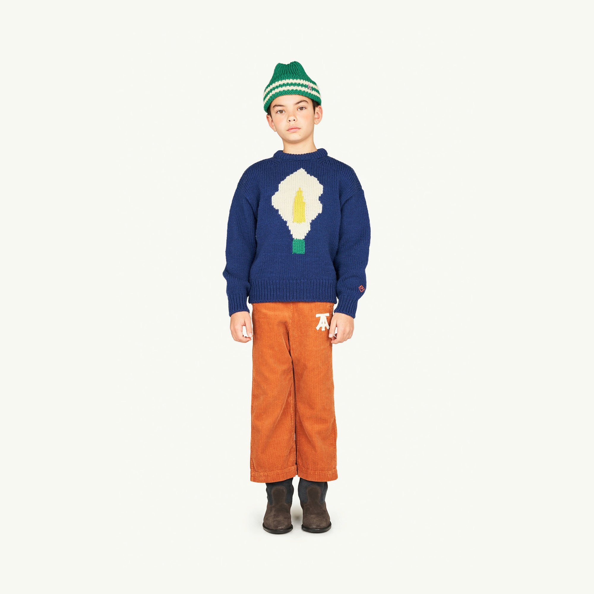 Boys & Girls Navy Wool Sweater