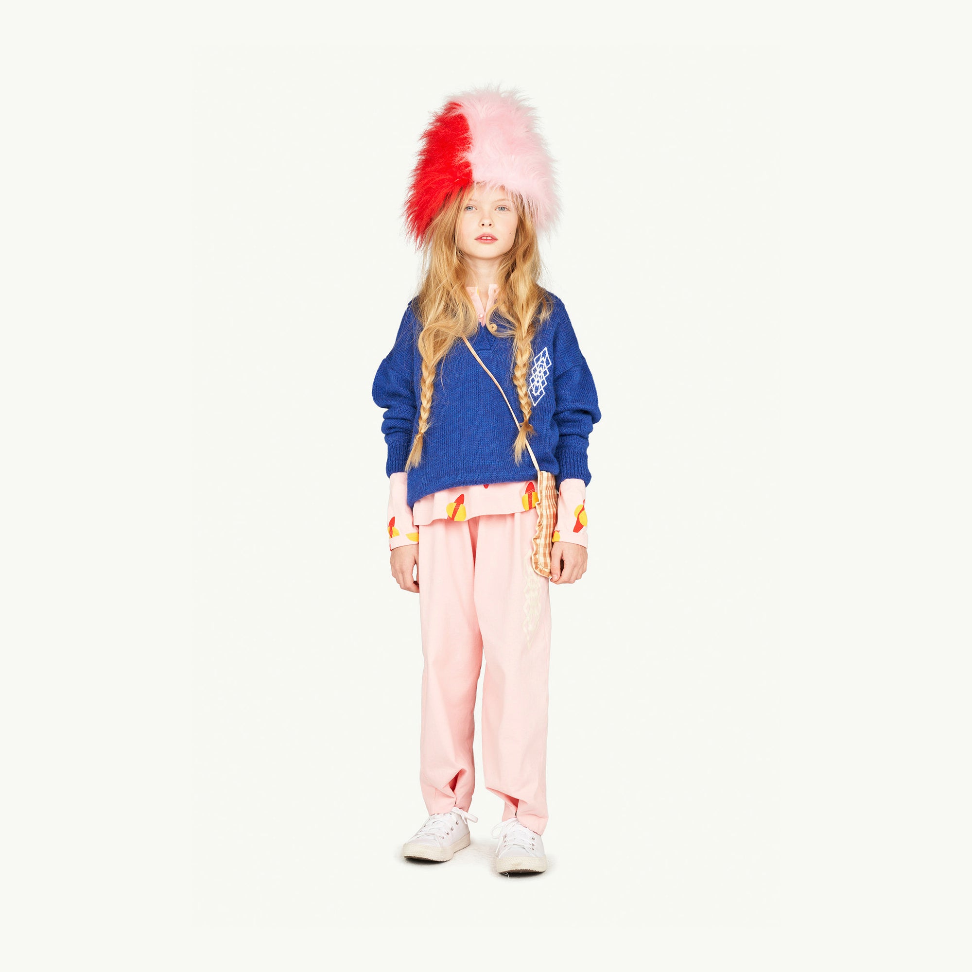 Girls Two Color Hat