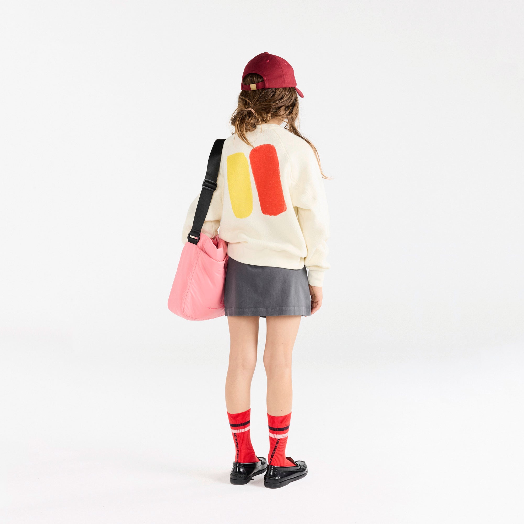Boys & Girls White Cotton Sweatshirt