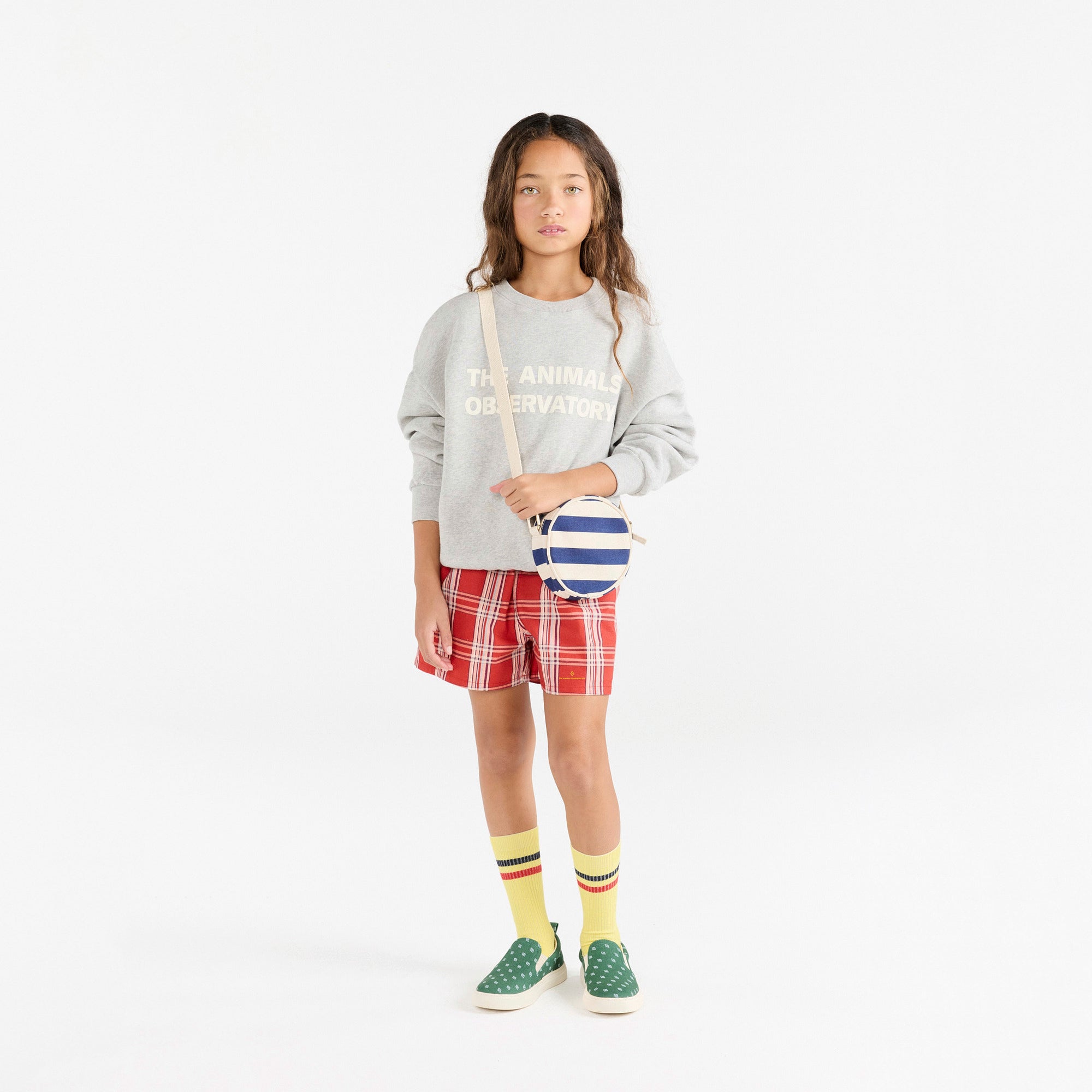 Boys & Girls Light Grey Logo Cotton Sweatshirt