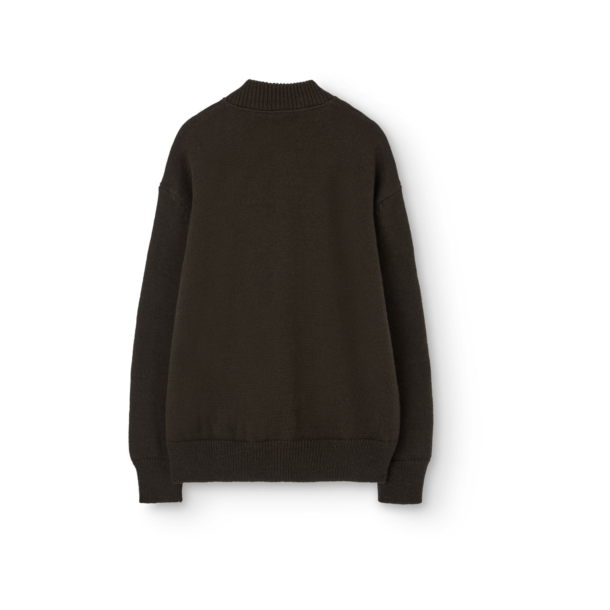 Boys & Girls Olive Wool Cardigan