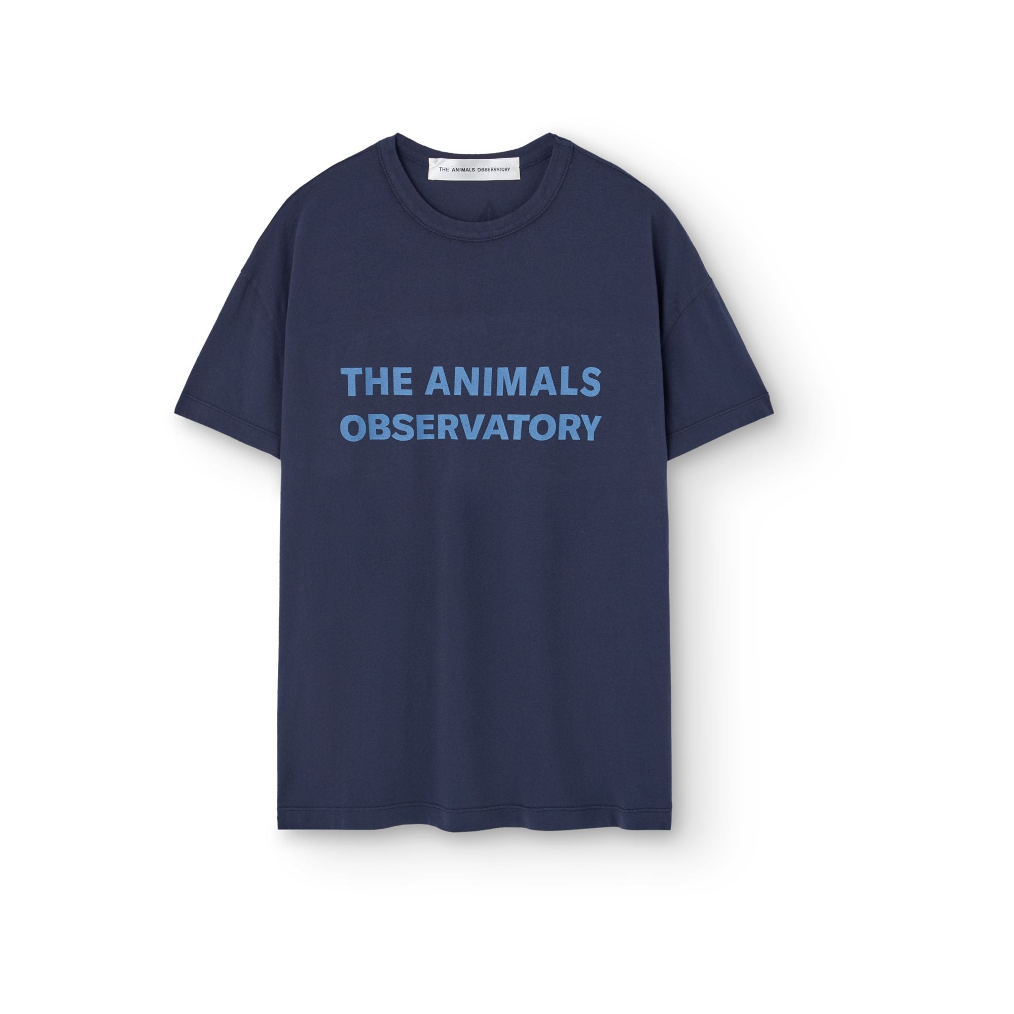 Women Navy Logo Cotton T-Shirt
