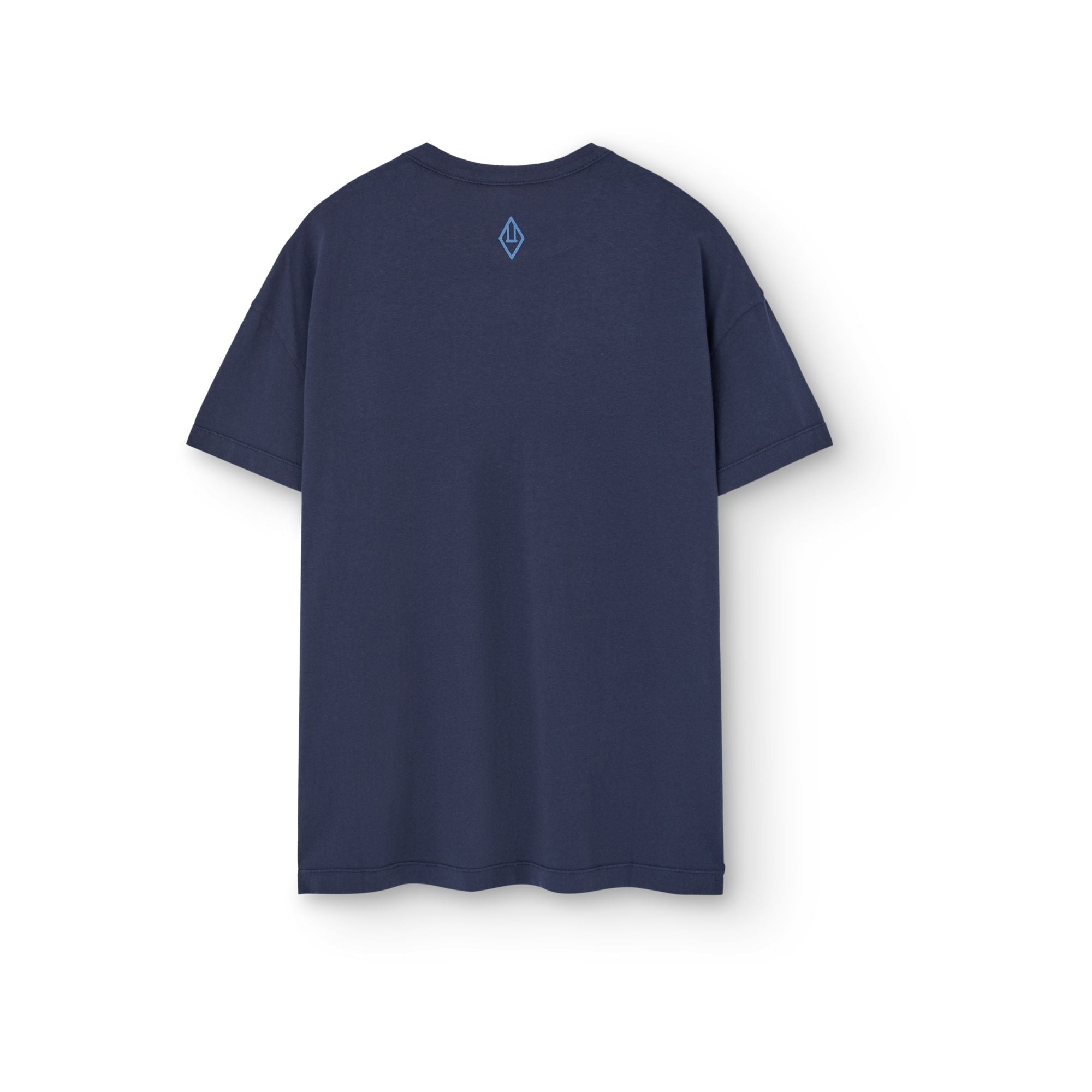 Women Navy Logo Cotton T-Shirt