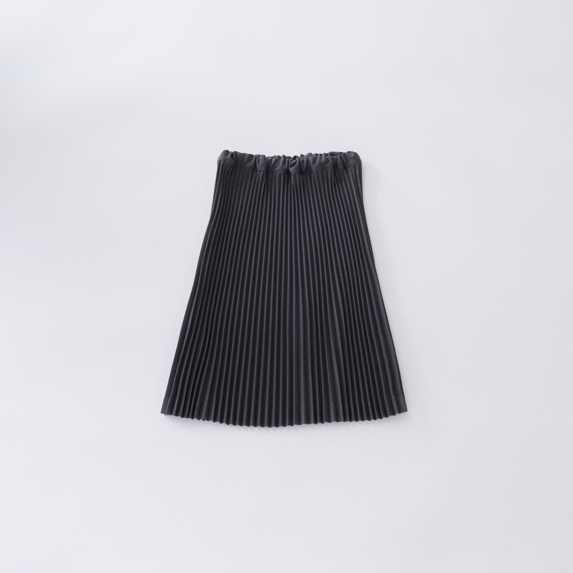Girls Charcoal Pleated Skirt