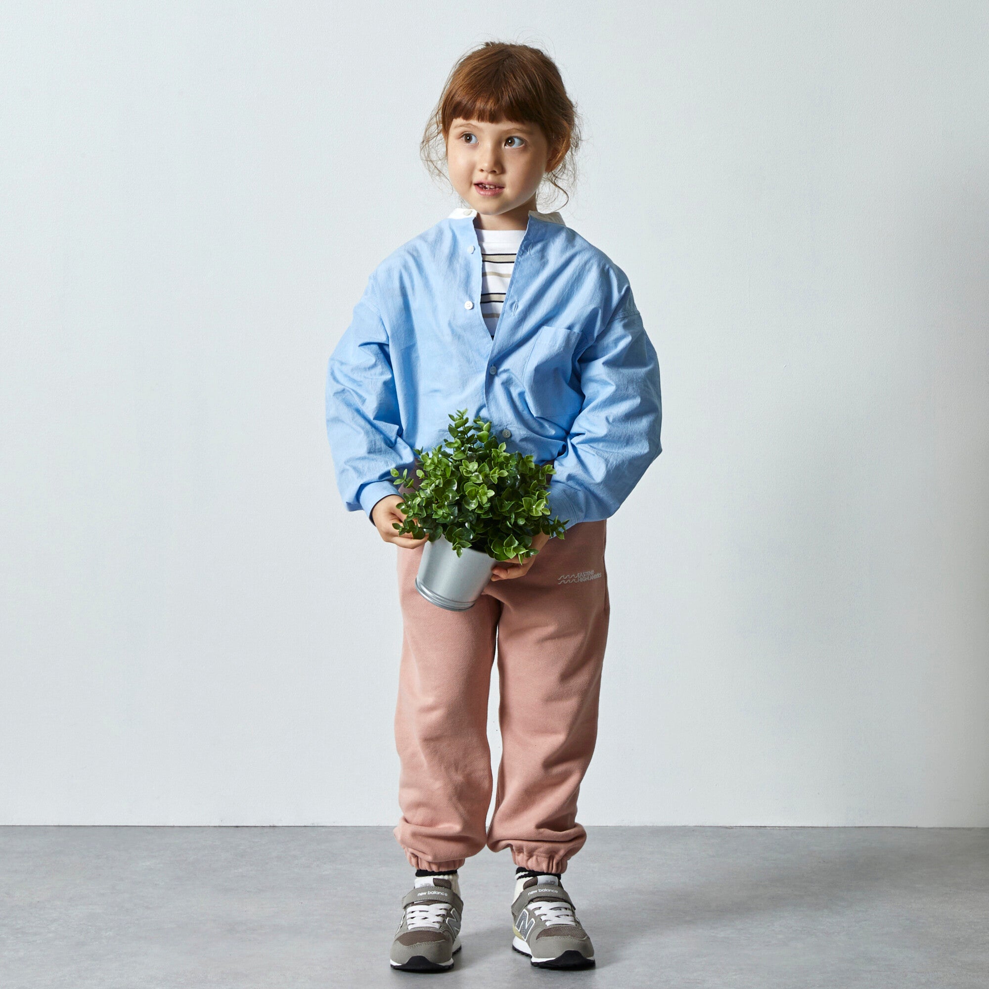 Boys & Girls Blue Stripes Cotton Shirt