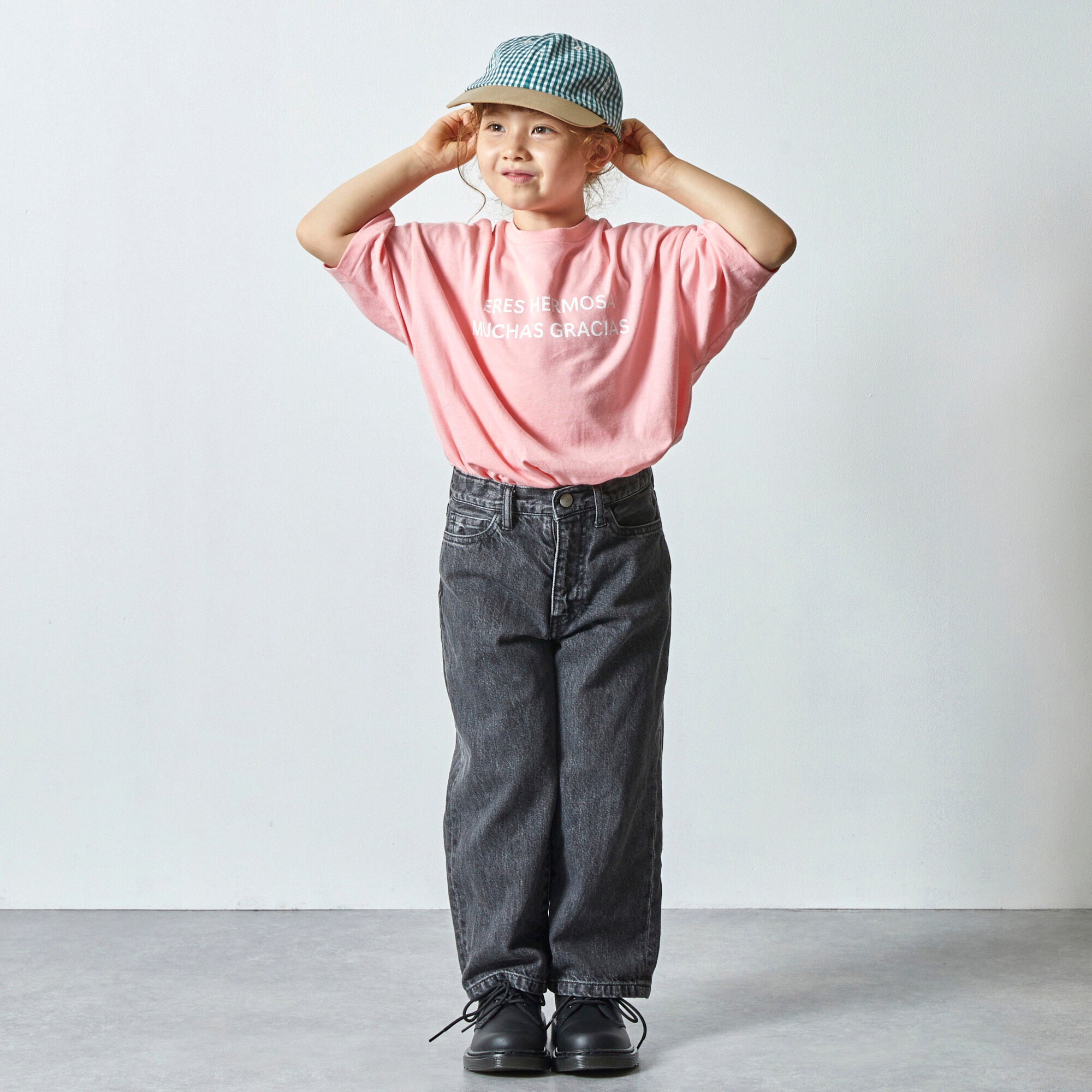 Boys & Girls Black Denim Trousers