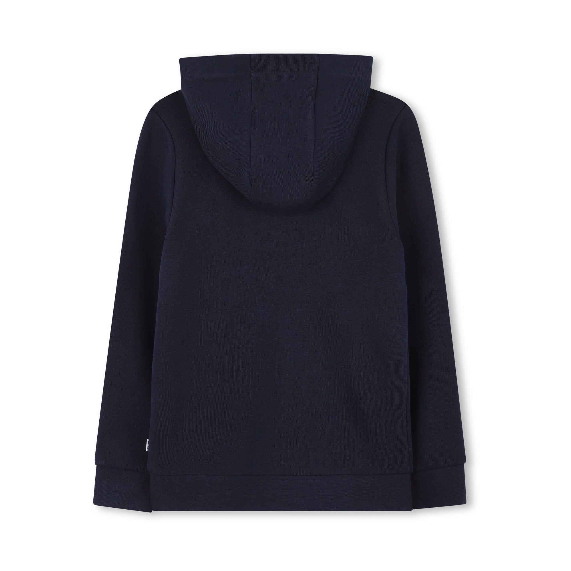 Boys Blue Cotton Zip-Up Top
