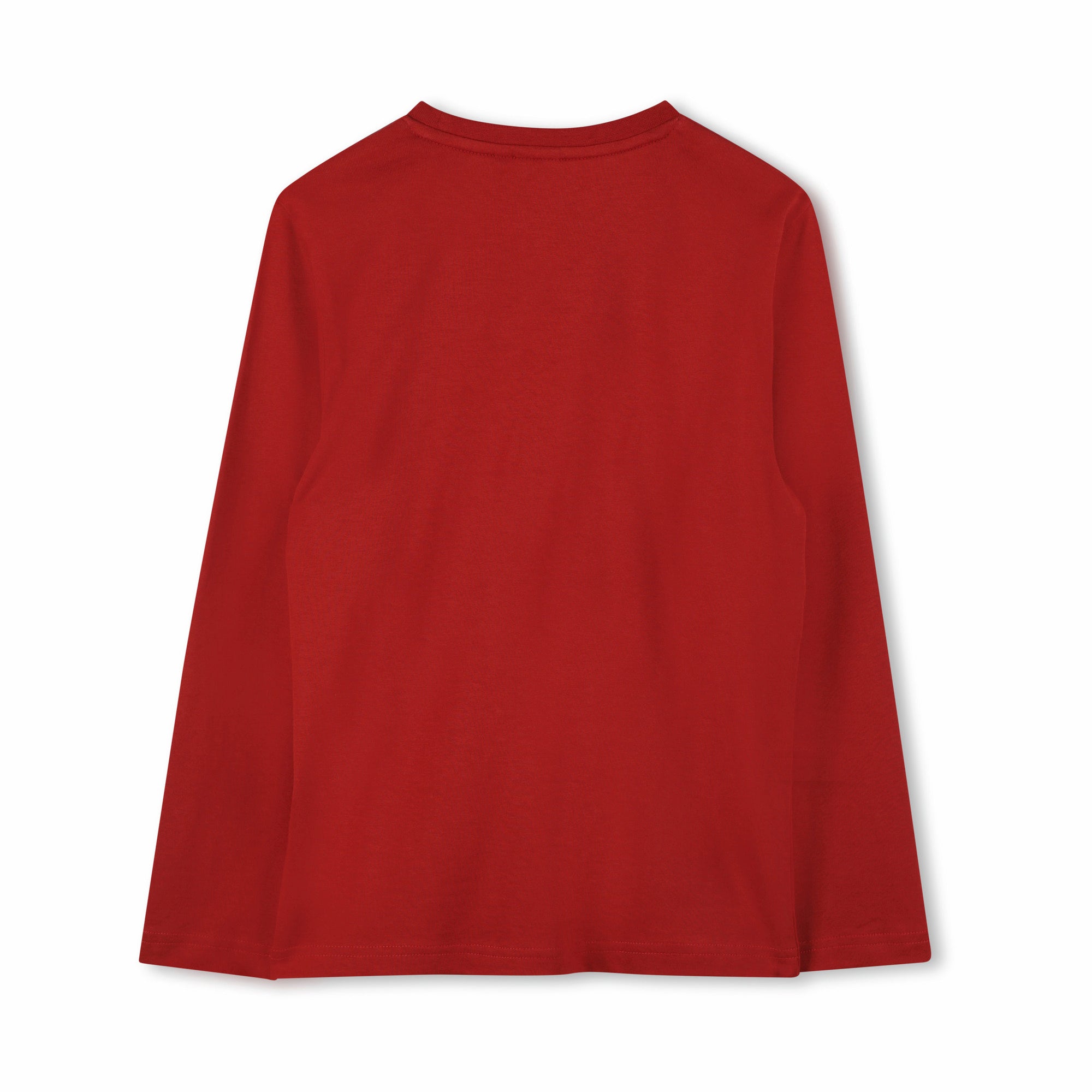 Boys Red Logo Cotton T-Shirt