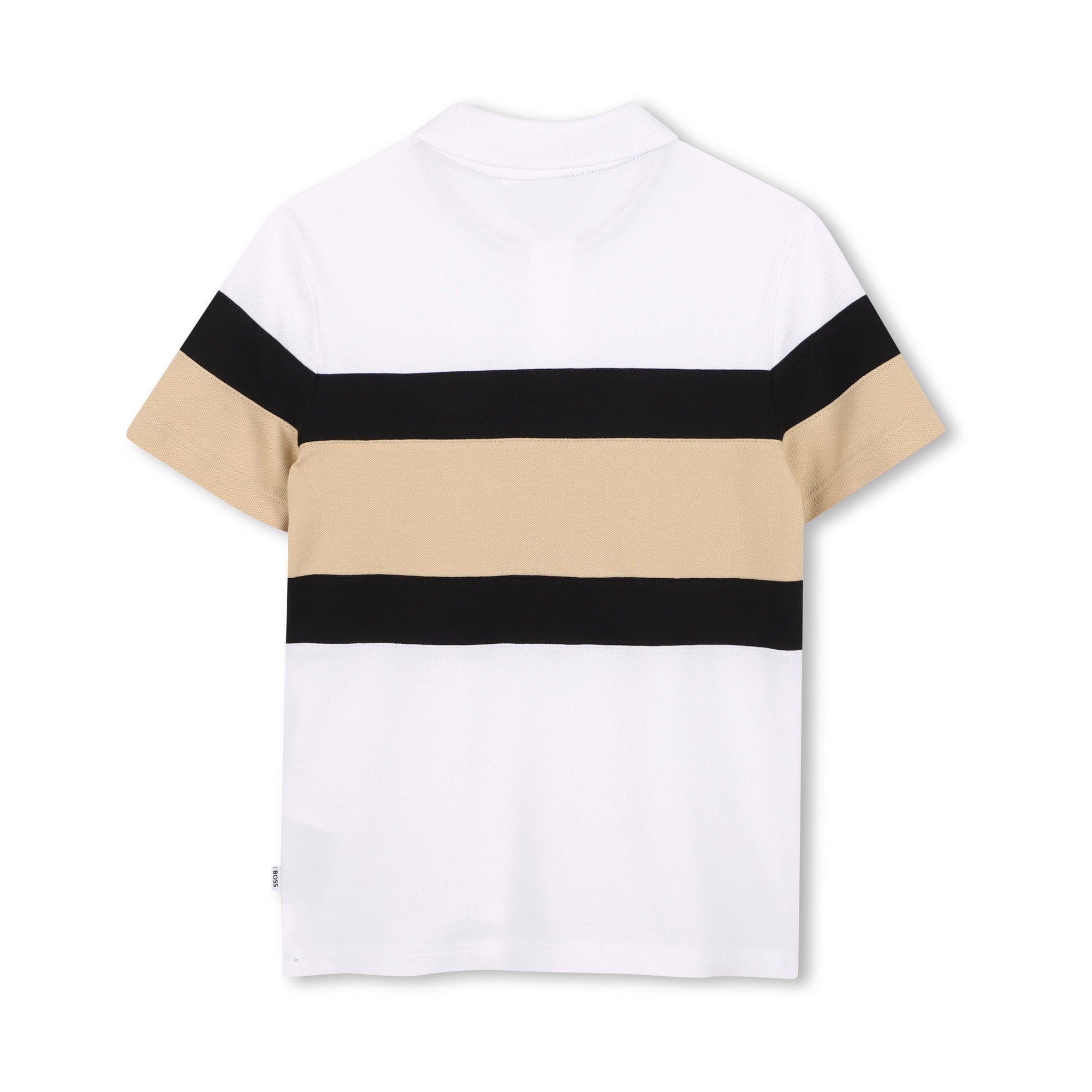 Boys White & Black Cotton Set