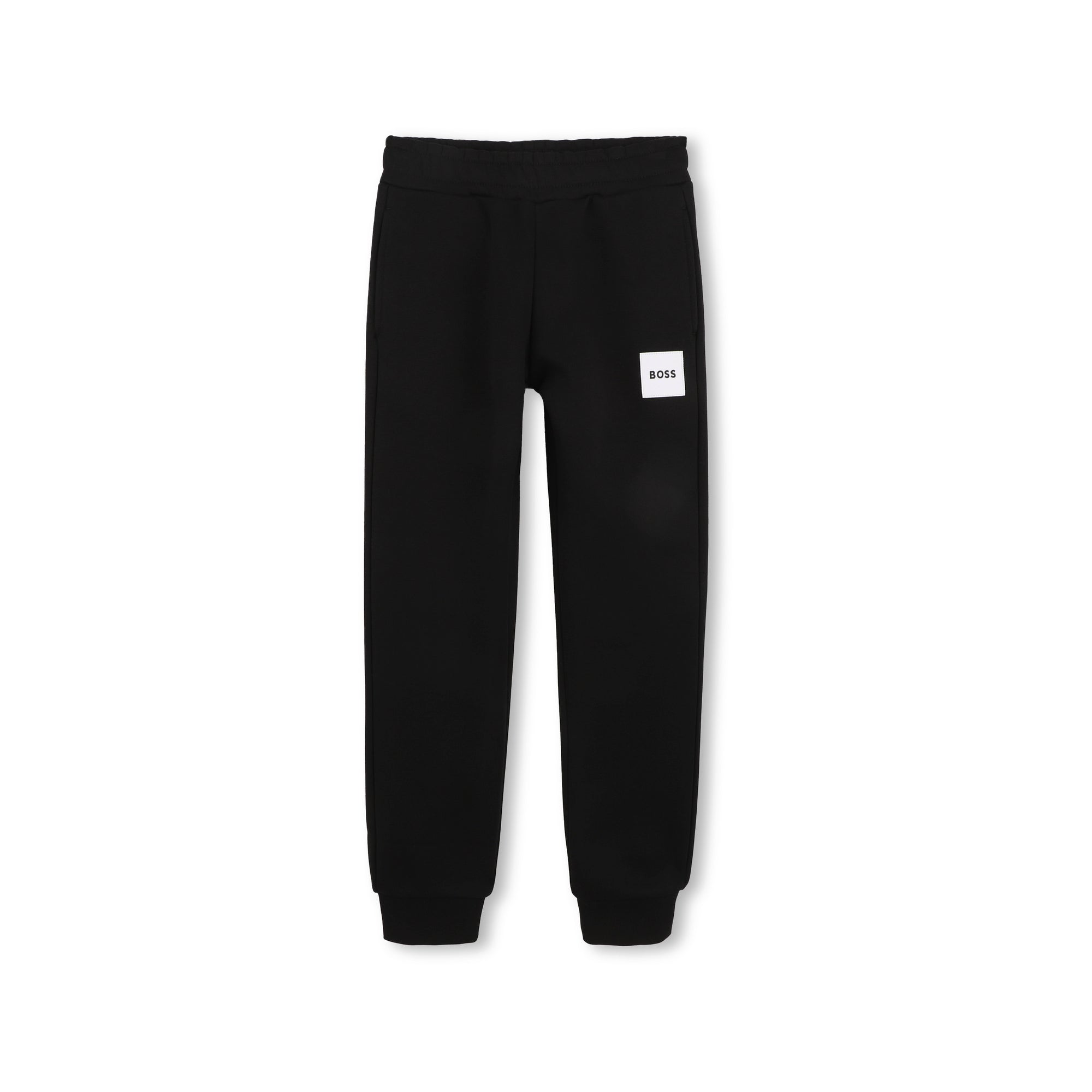 Boys Black Cotton Trousers