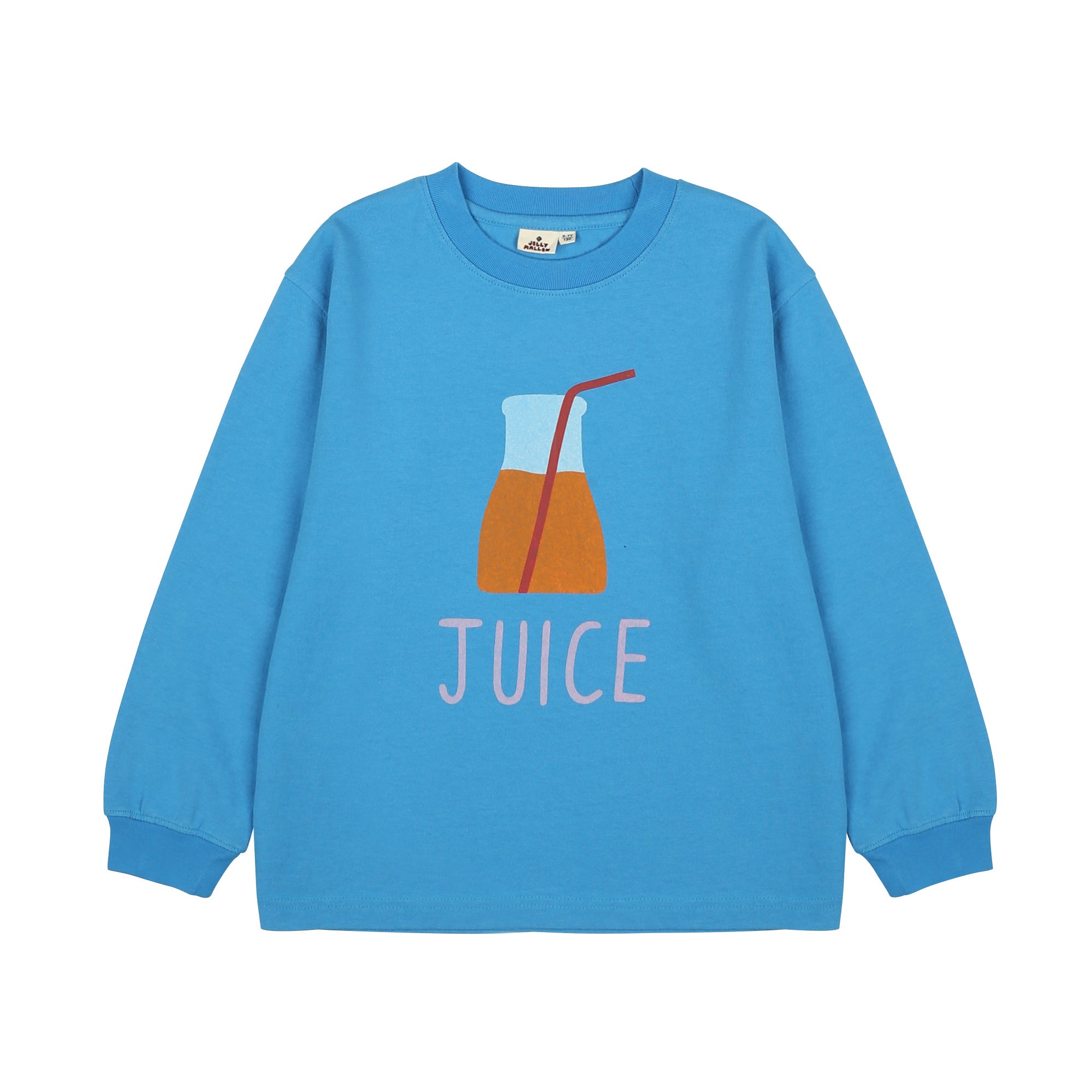 Boys & Girls Blue Printed Cotton T-Shirt