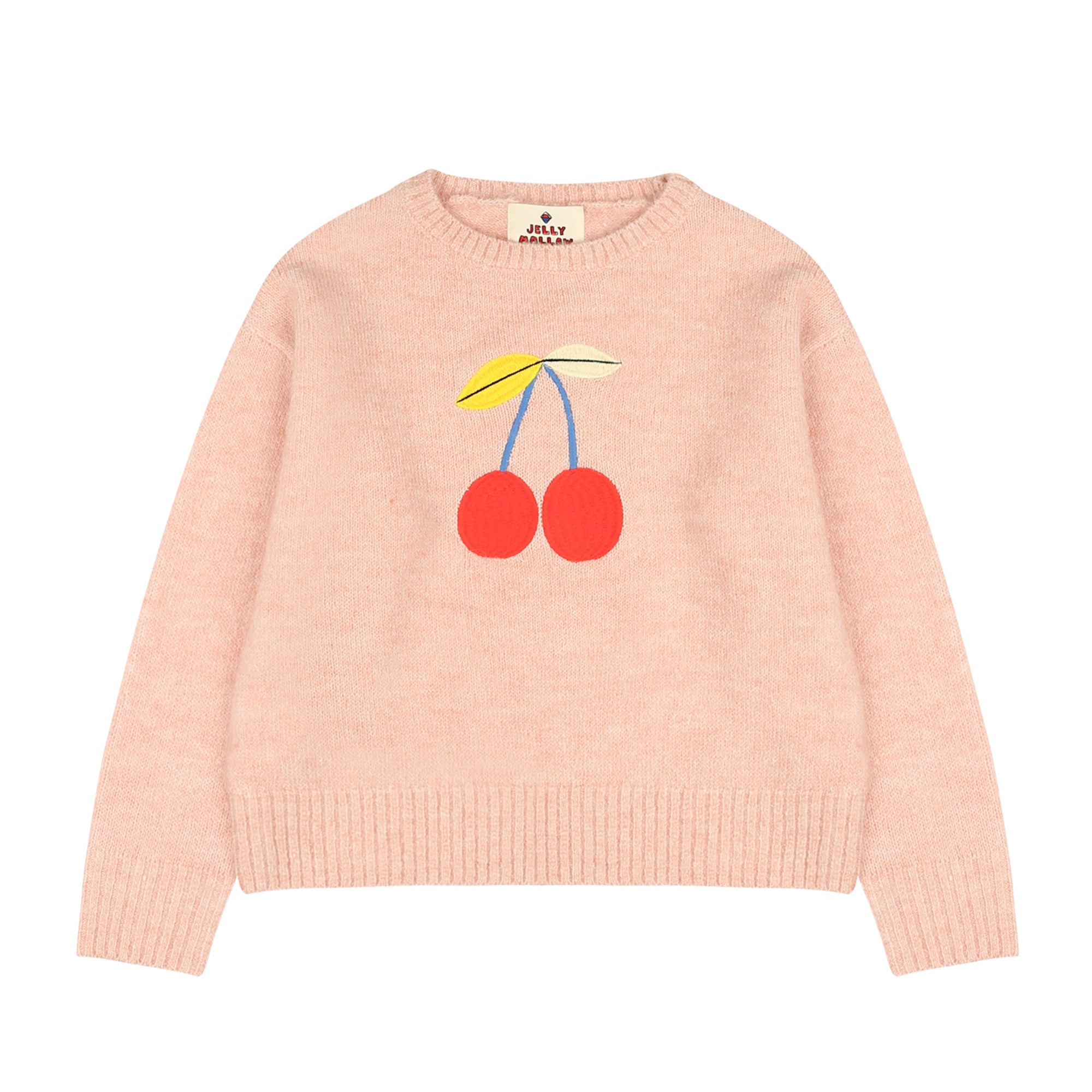 Girls Pink Cherry Sweater