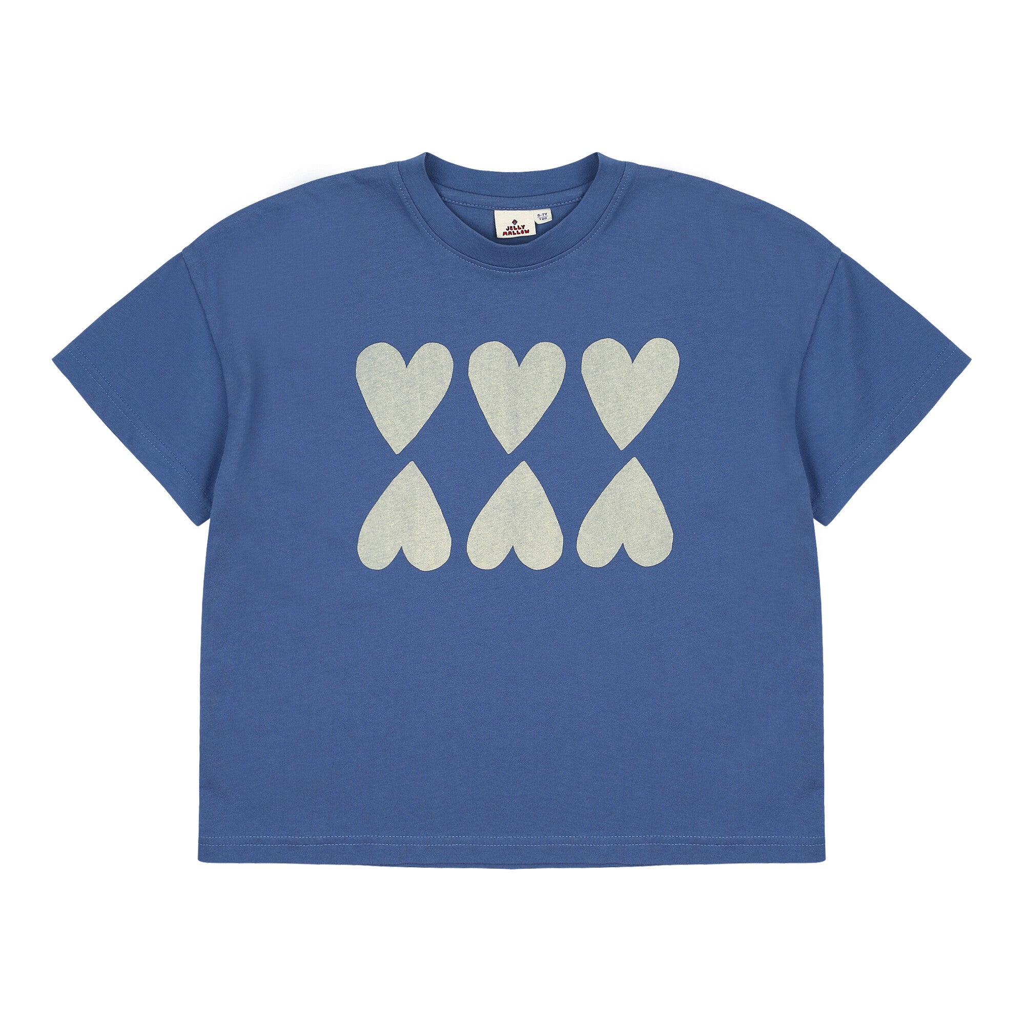 Boys & Girls Blue Cotton T-Shirt