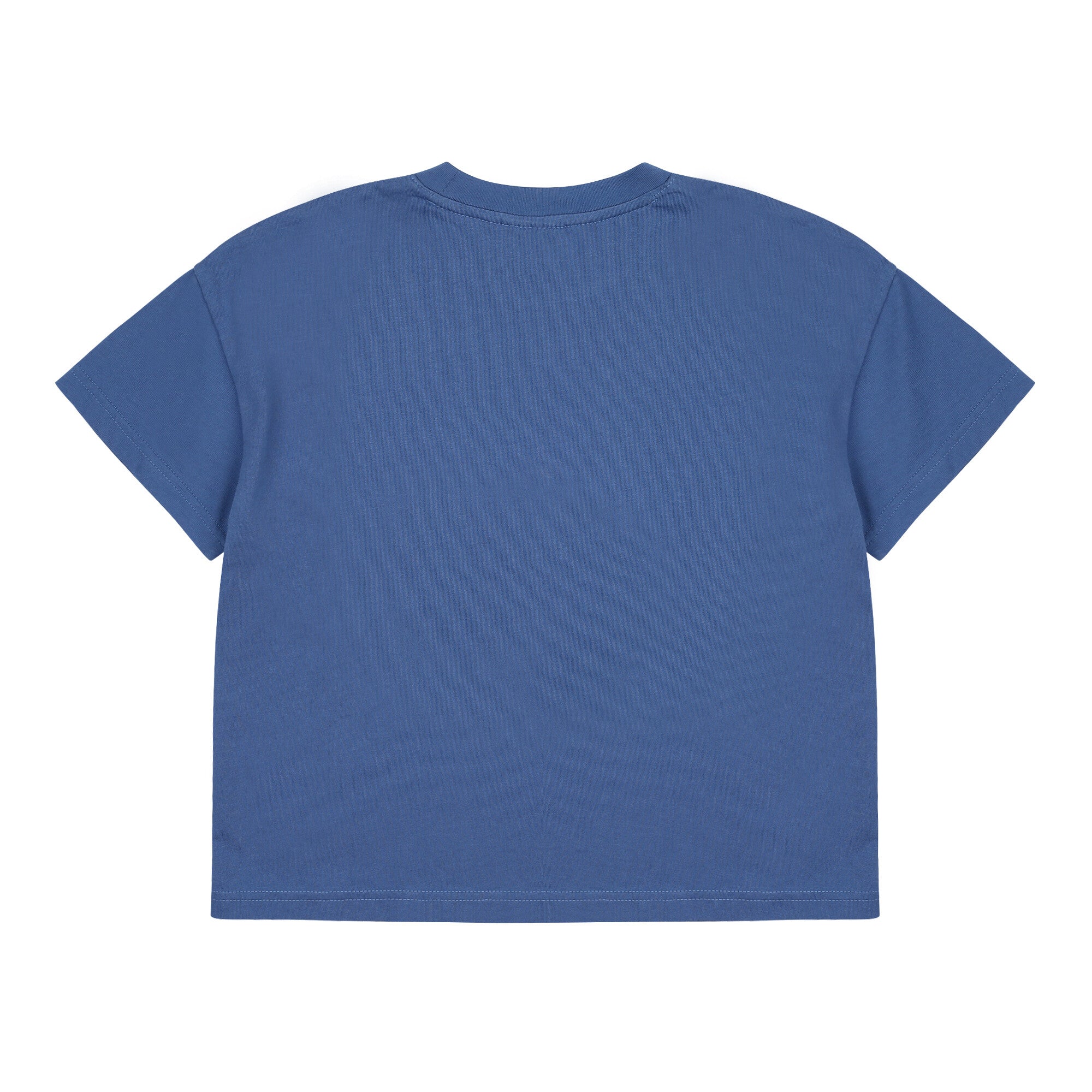 Boys & Girls Blue Cotton T-Shirt