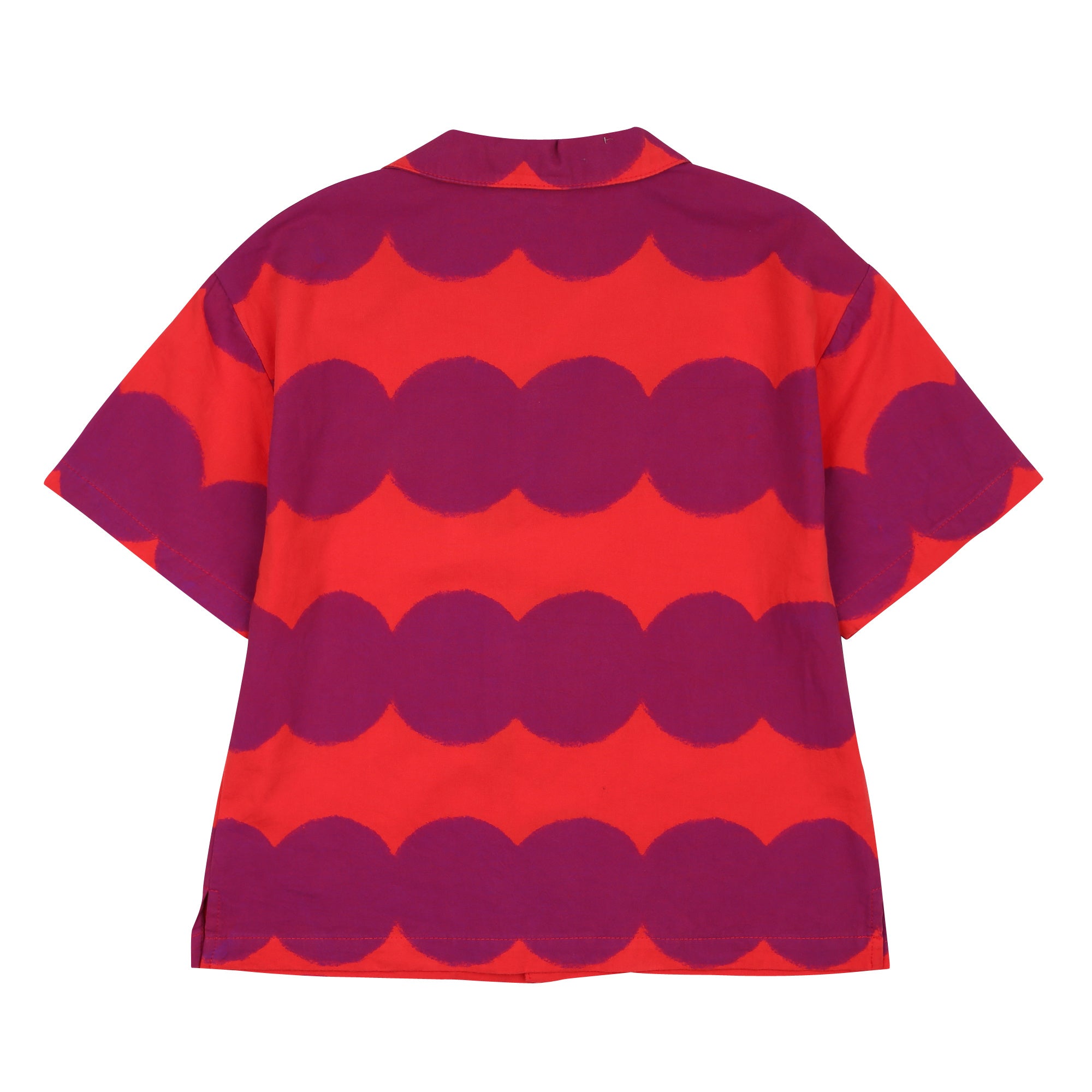 Boys & Girls Purple Dots Cotton Shirt