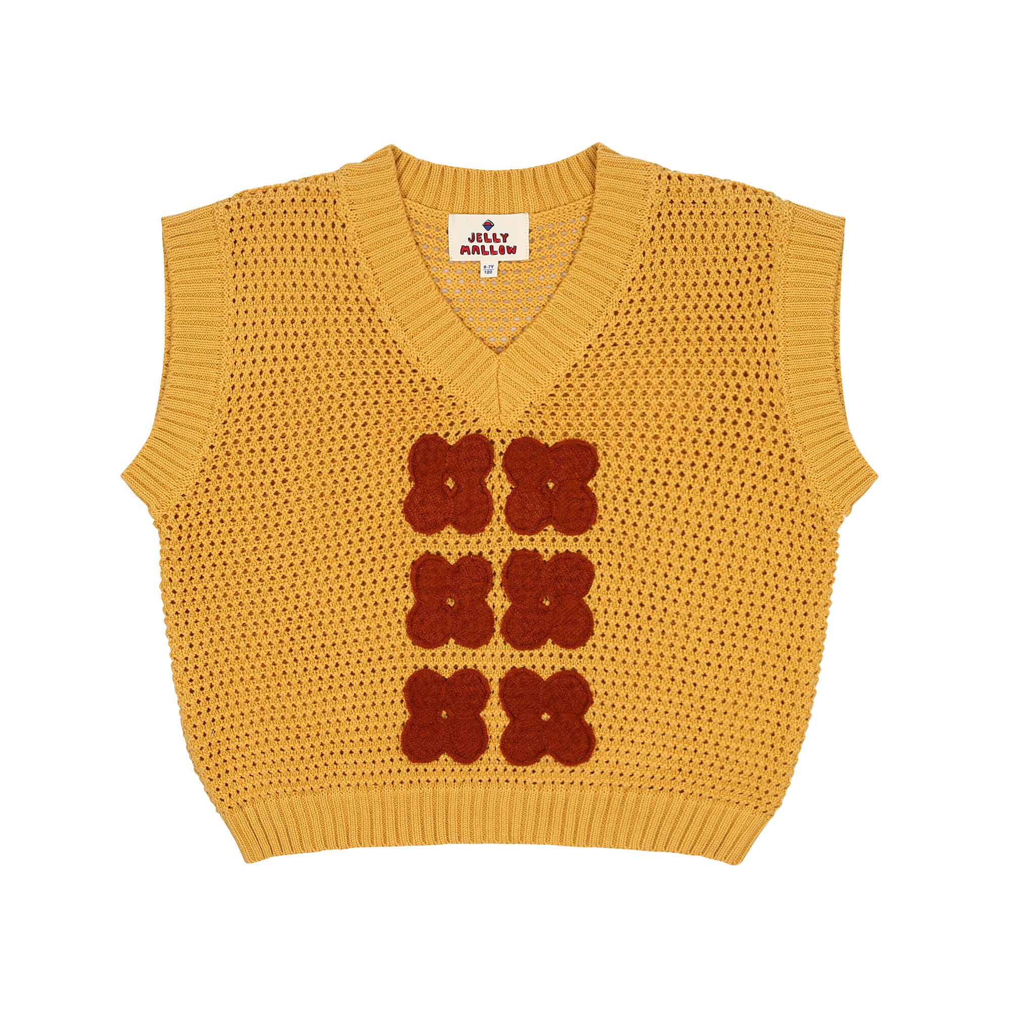 Boys & Girls Yellow Knit Vest