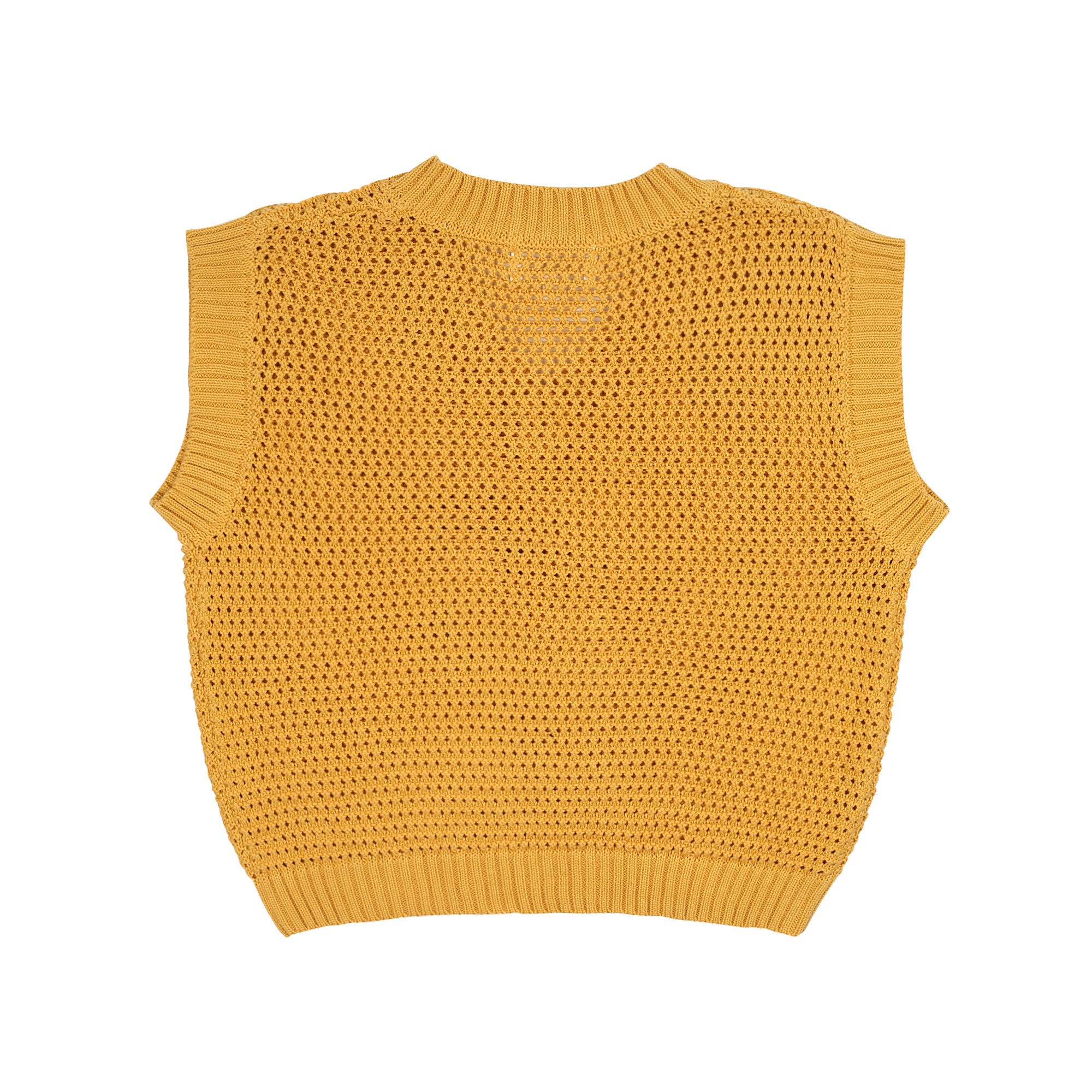Boys & Girls Yellow Knit Vest