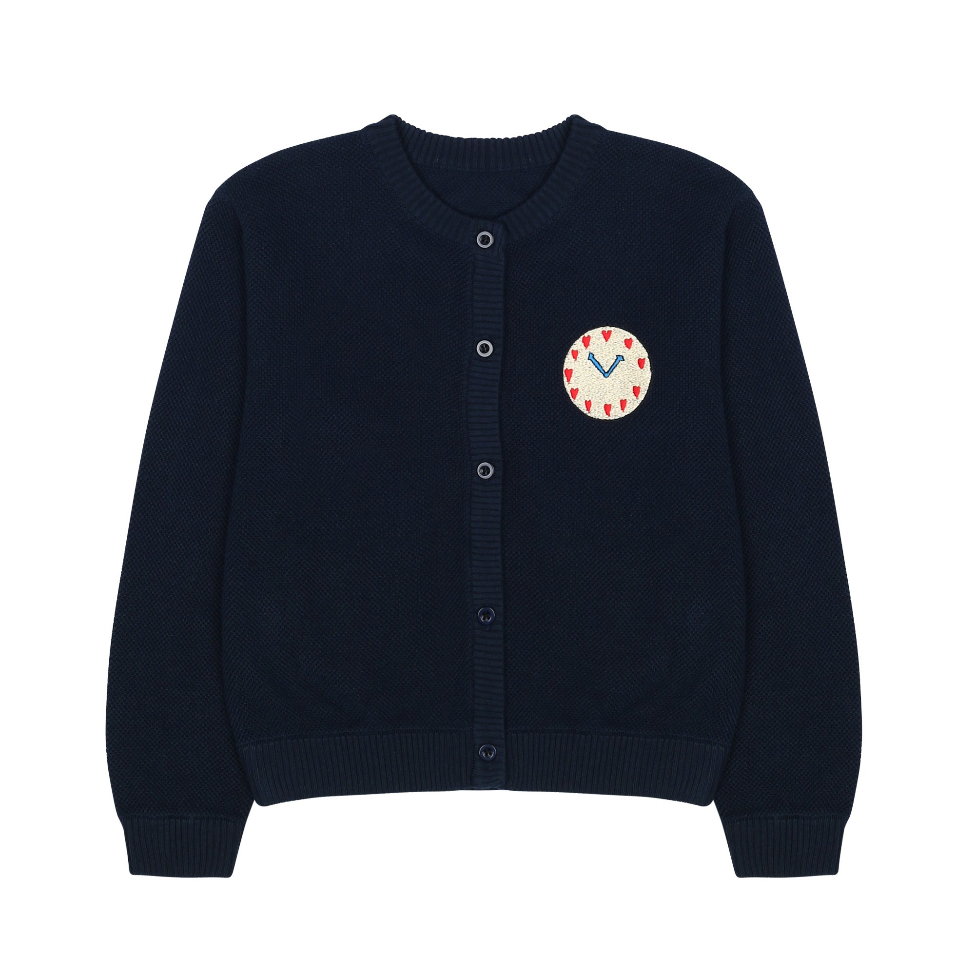 Boys & Girls Navy Knit Cardigan