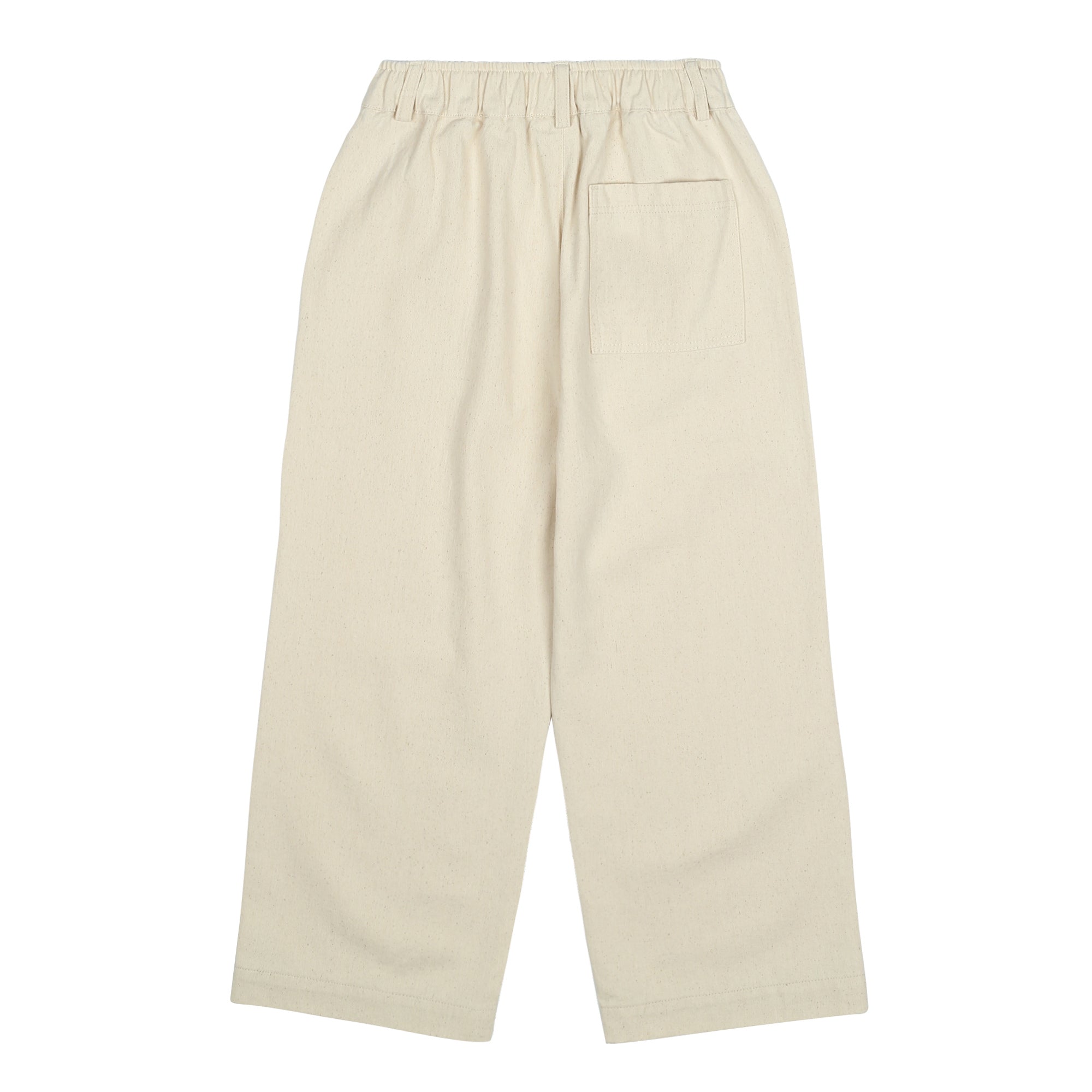 Boys & Girls Ivory Cotton Trousers