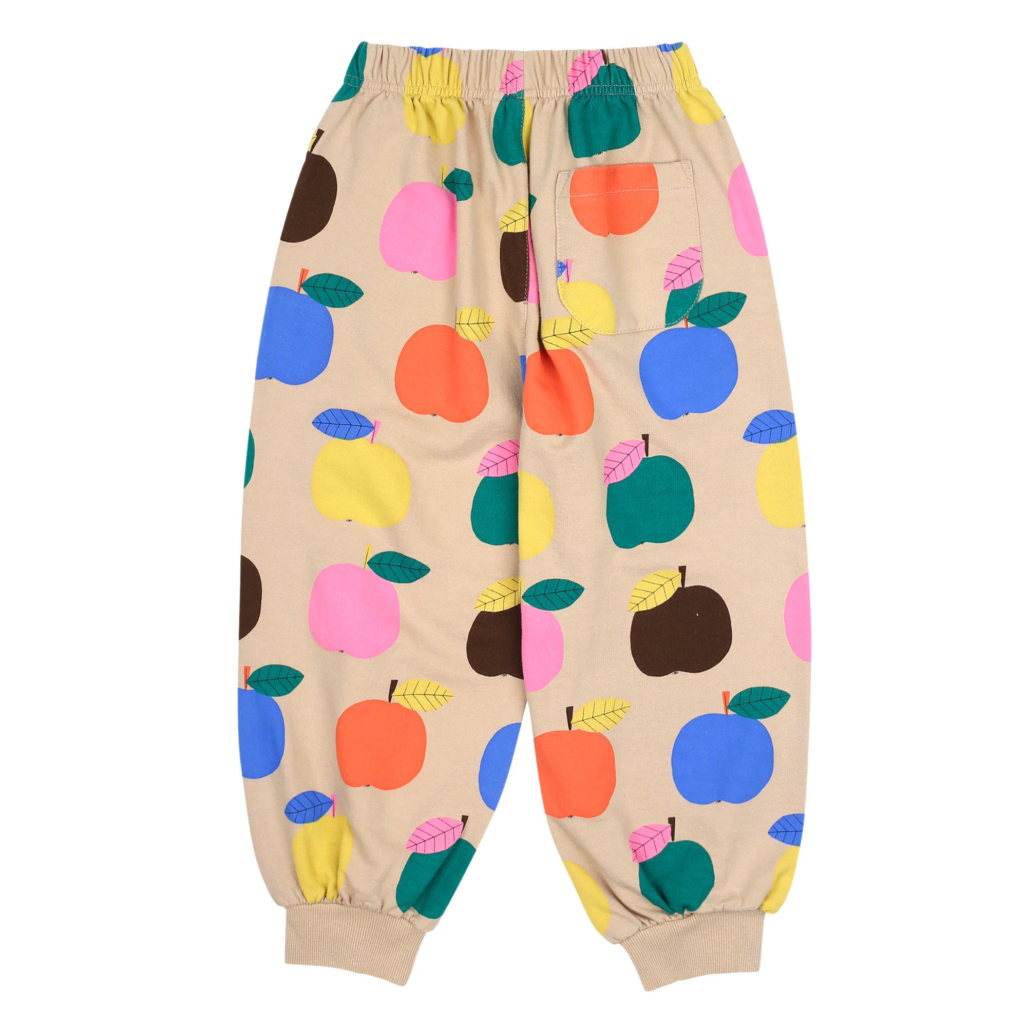 Boys & Girls Beige Printed Cotton Trousers