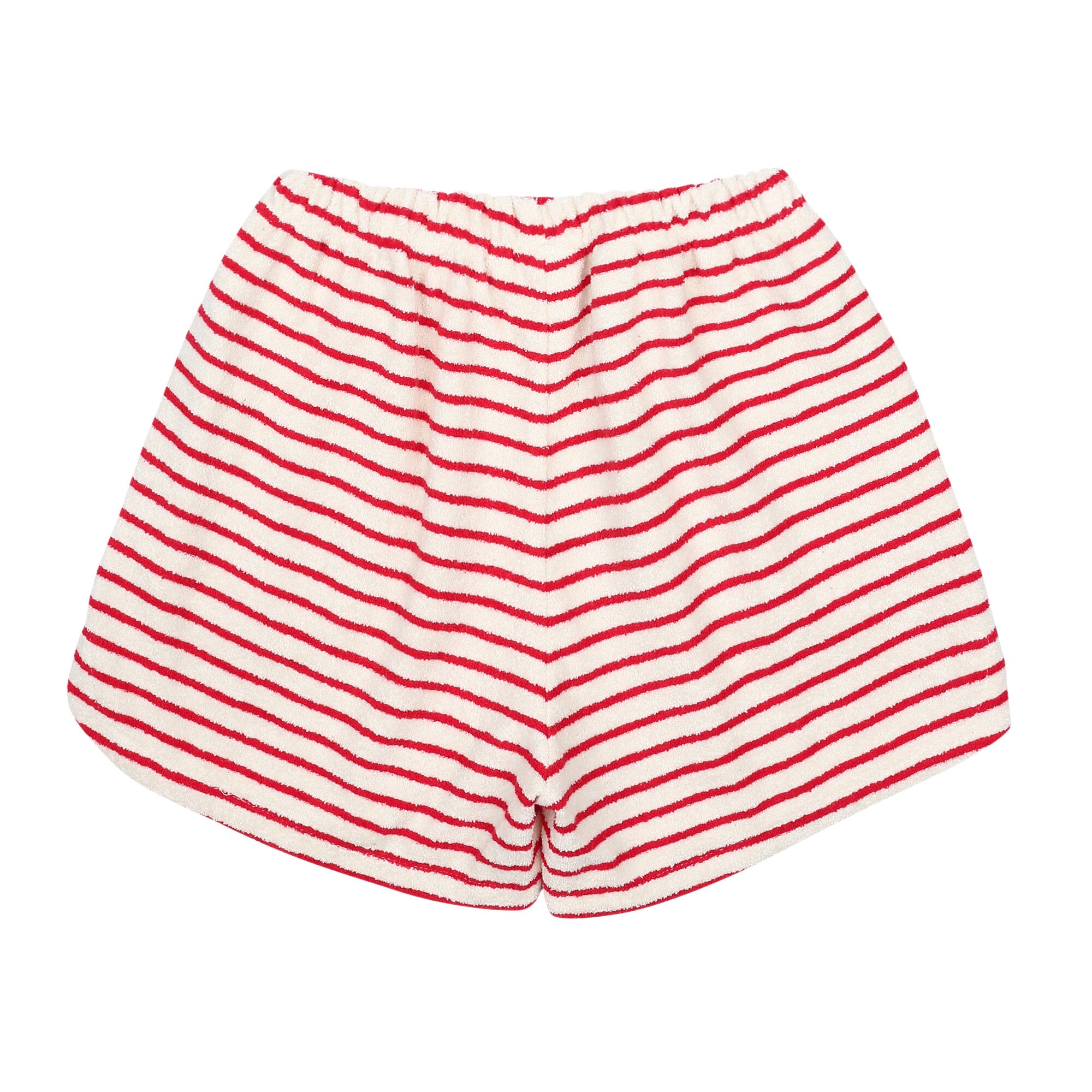 Boys & Girls Red Stripes Cotton Shorts