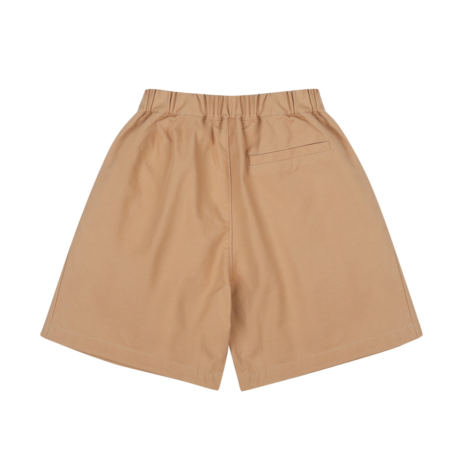 Boys & Girls Beige Cotton Shorts