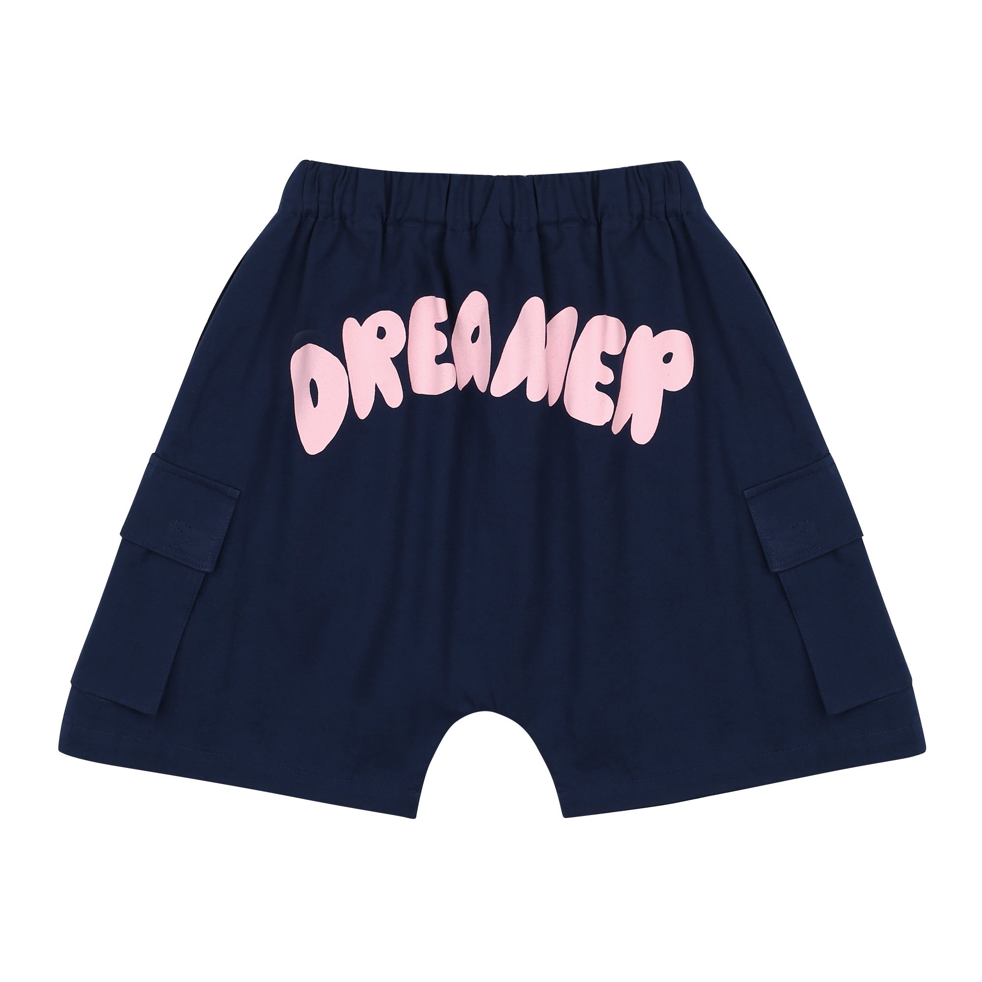 Boys & Girls Navy Cotton Shorts