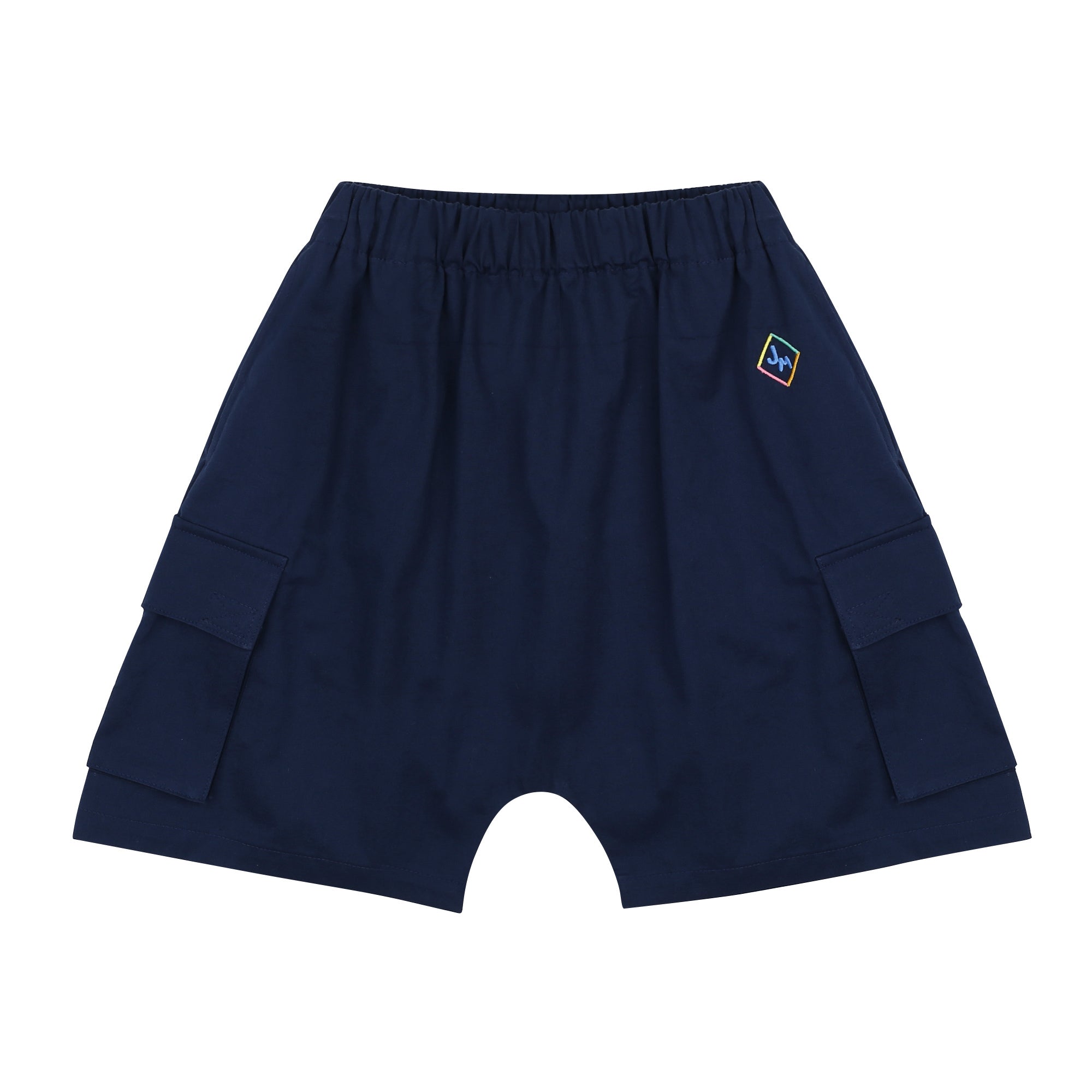 Boys & Girls Navy Cotton Shorts