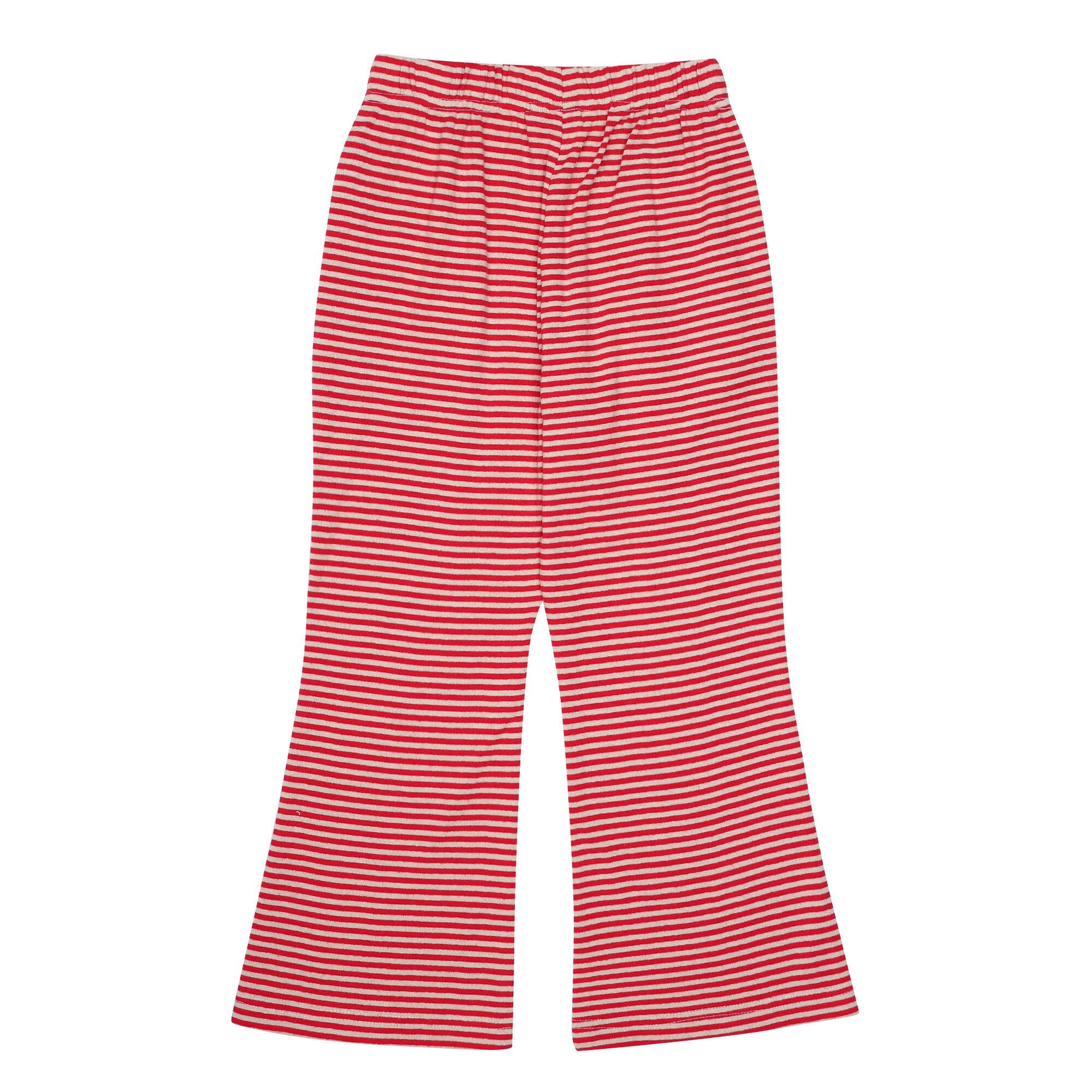 Boys & Girls Red Stripes Cotton Trousers