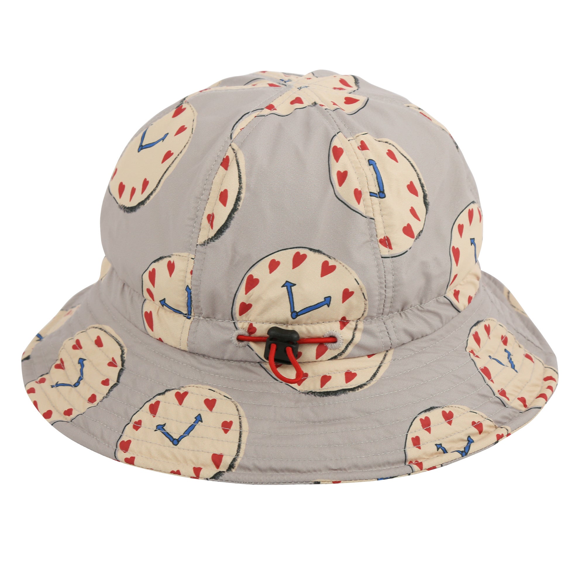 Boys & Girls Grey Printed Bucket Hat