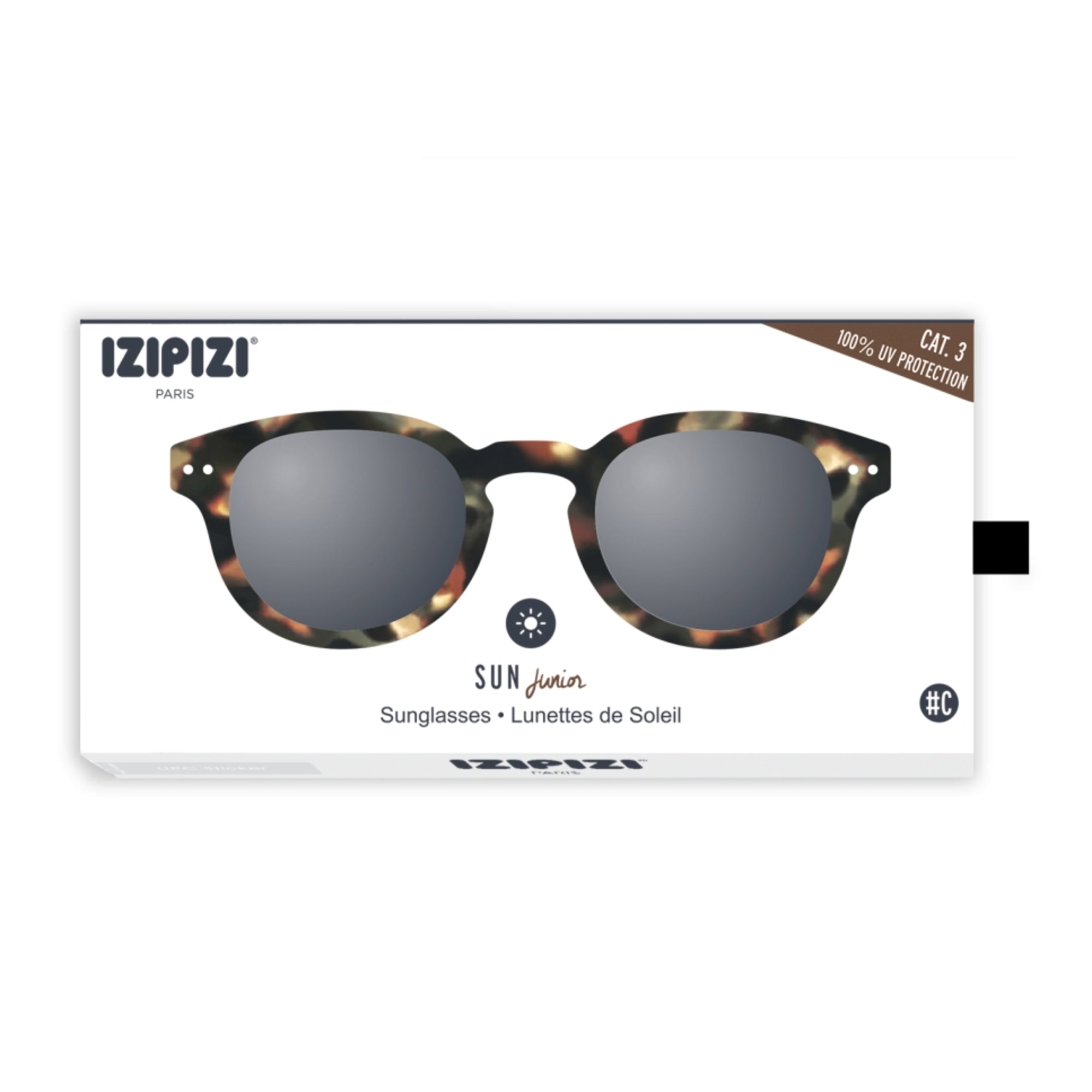 Boys & Girls Brown "SUN #C" Sunglasses(5-10Y)