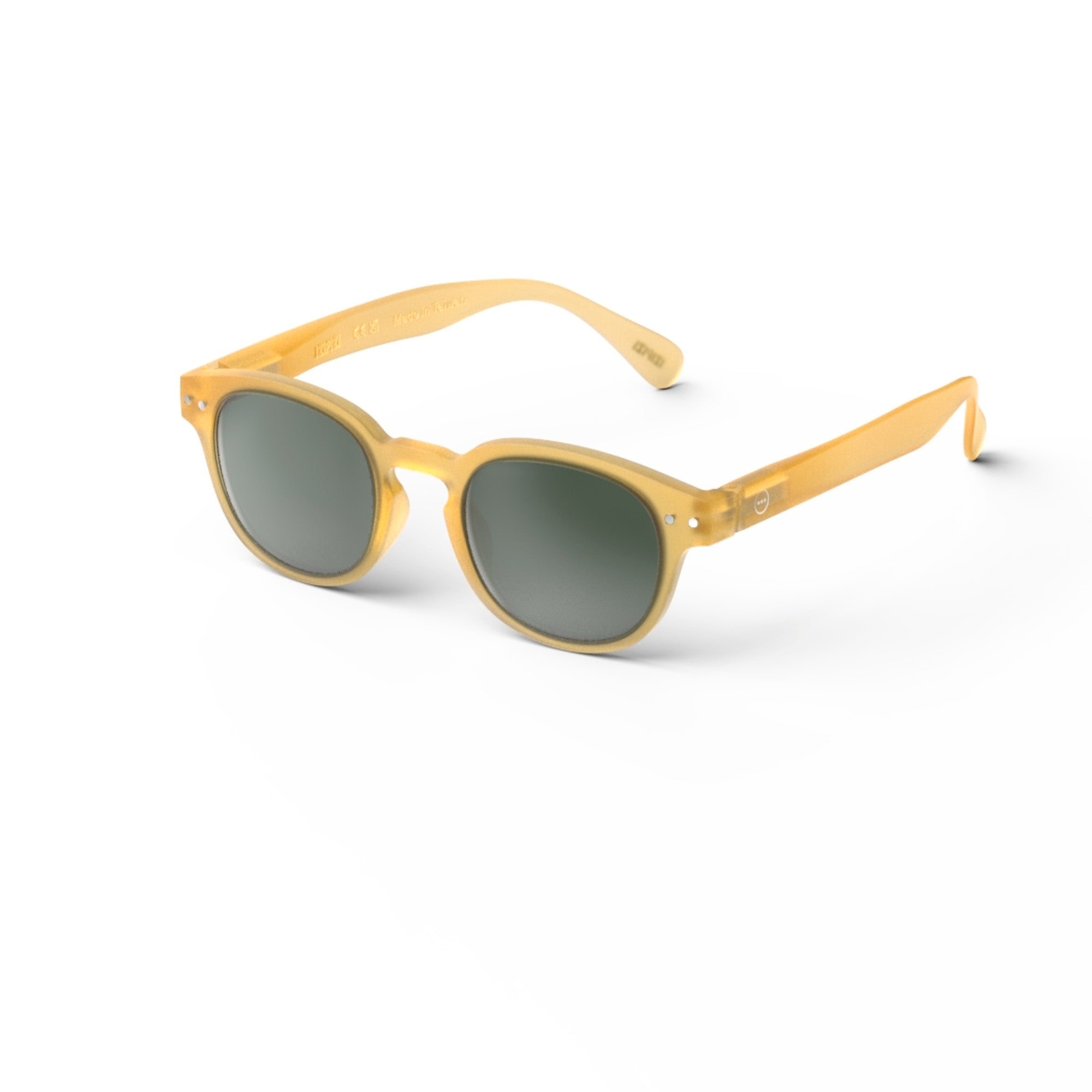 Boys & Girls Yellow "SUN #C" Sunglasses(5-10Y)