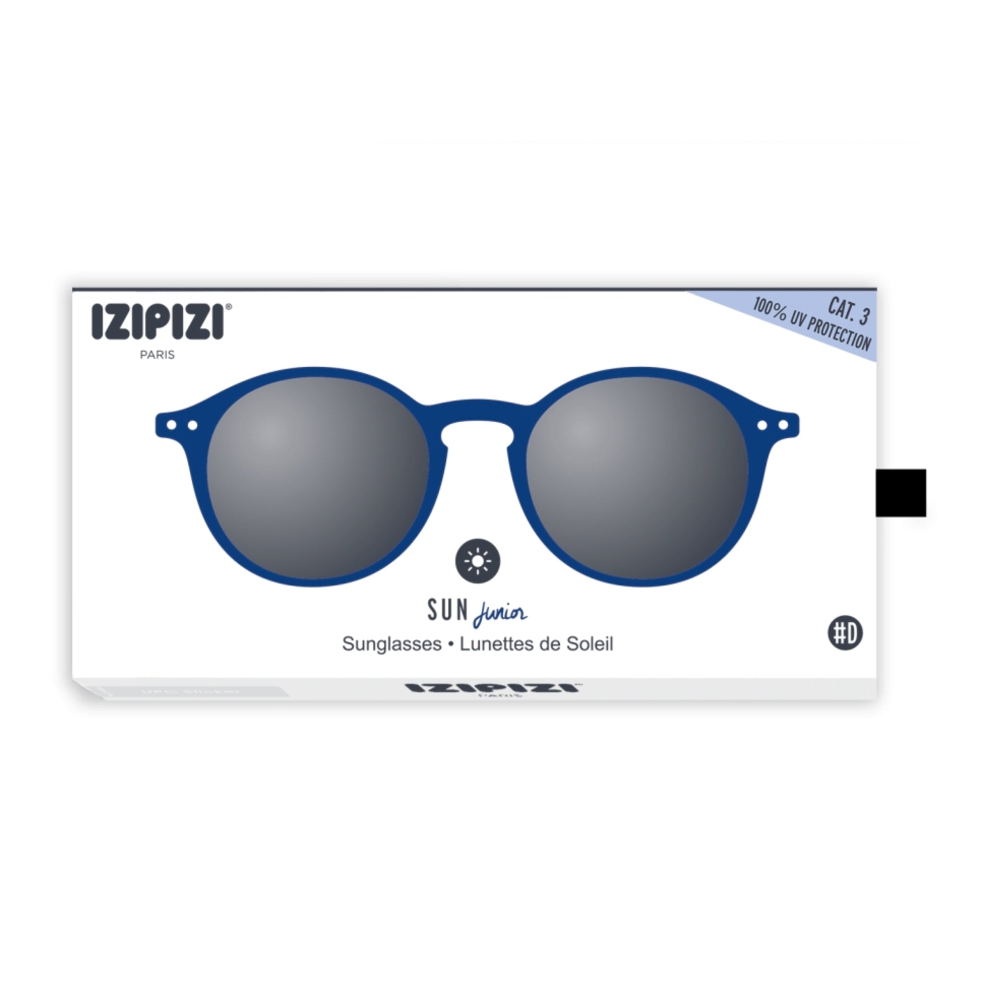 Boys & Girls Navy "SUN #D" Sunglasses(5-10Y)