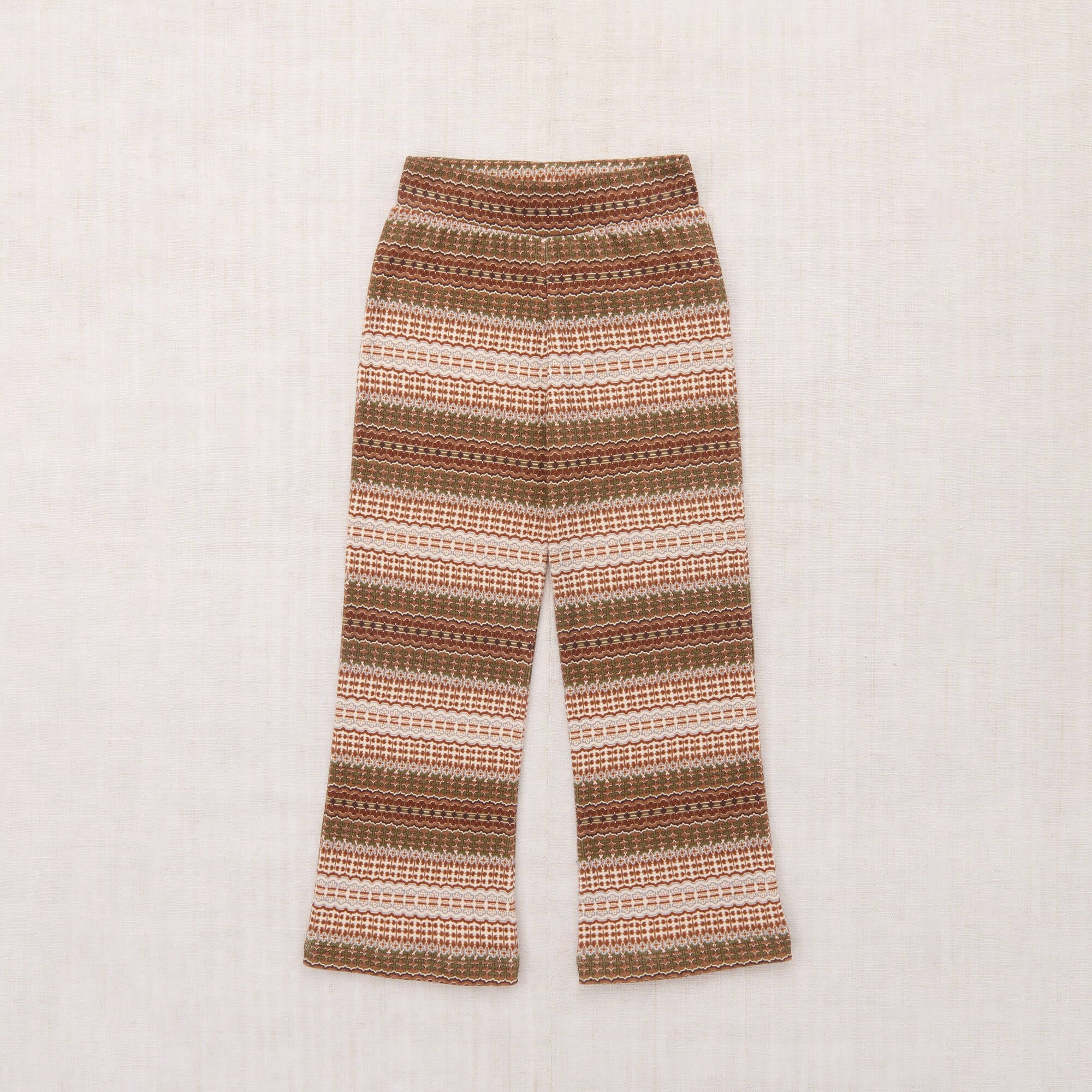 Boys & Girls Multicolor Pattern Cotton Trousers