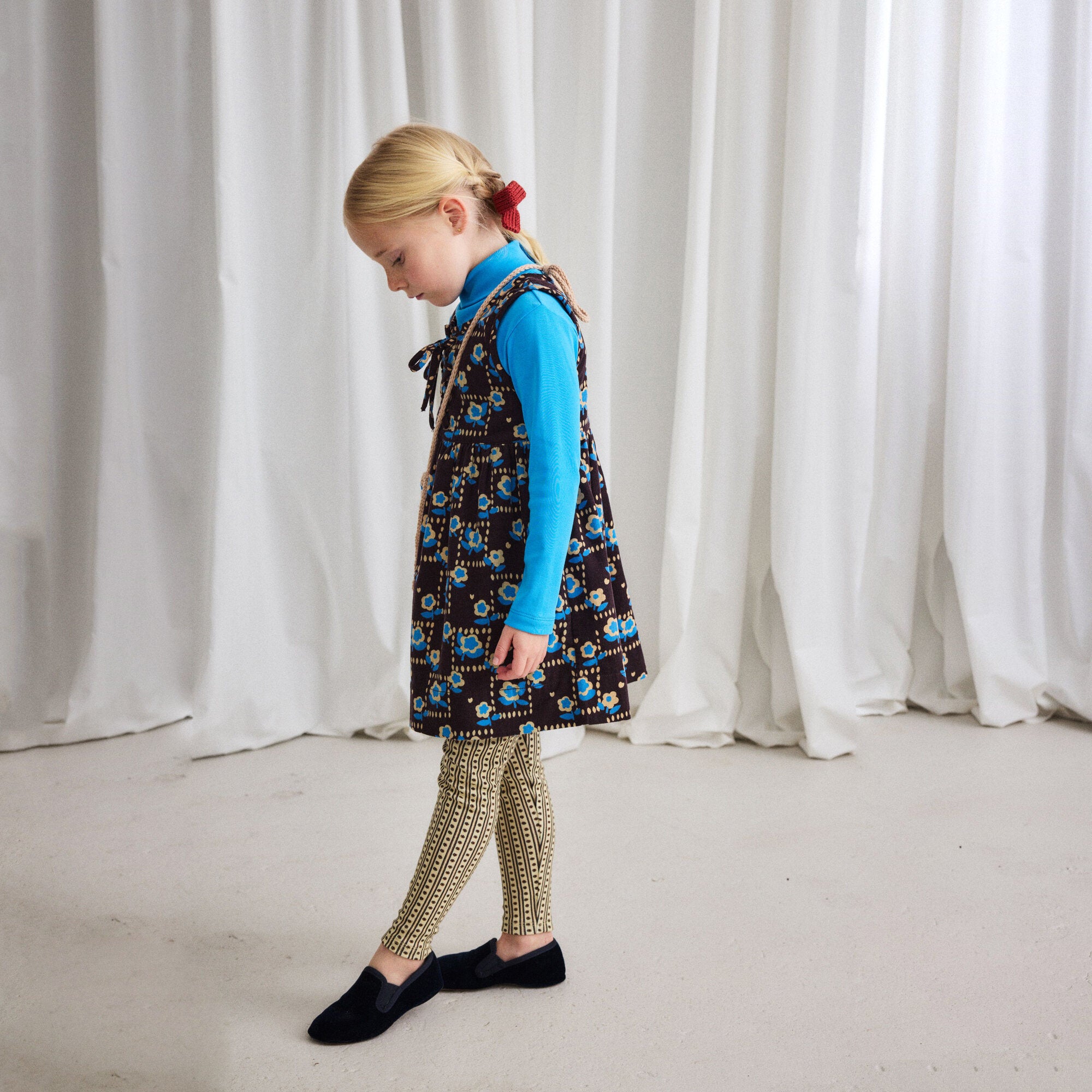 Boys & Girls Blue Cotton Turtleneck