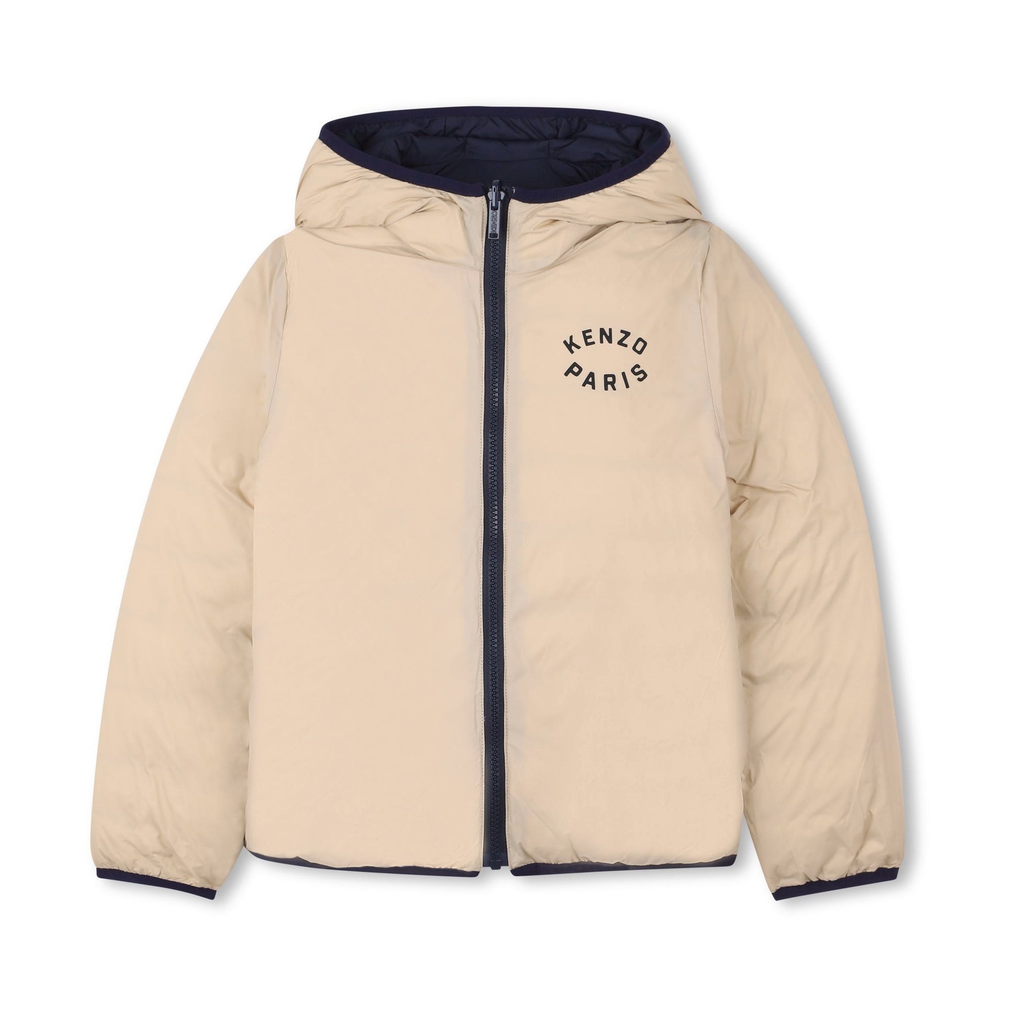 Boys & Girls Navy Reversible Padded Down Jacket