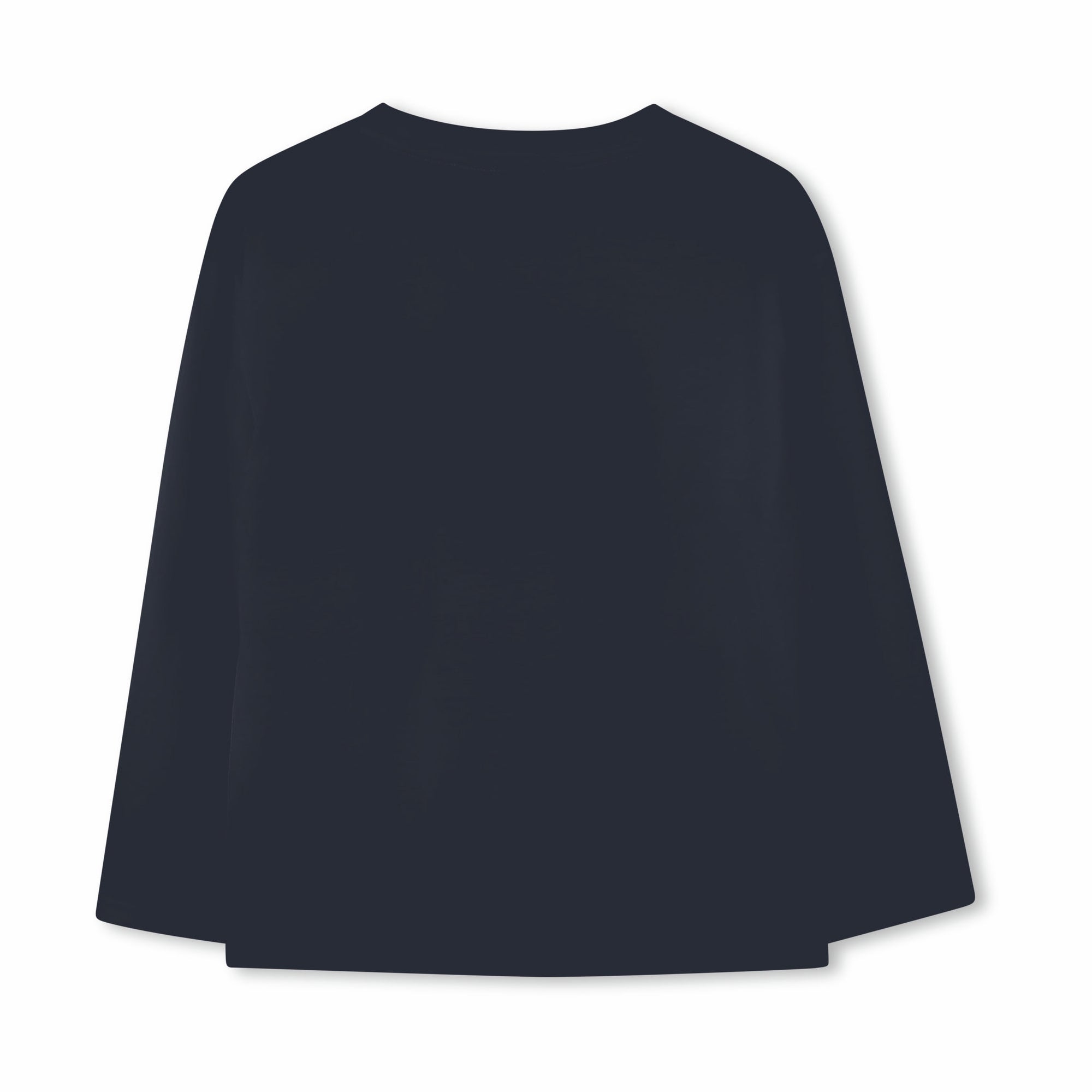 Boys & Girls Dark Blue Flower Cotton T-Shirt